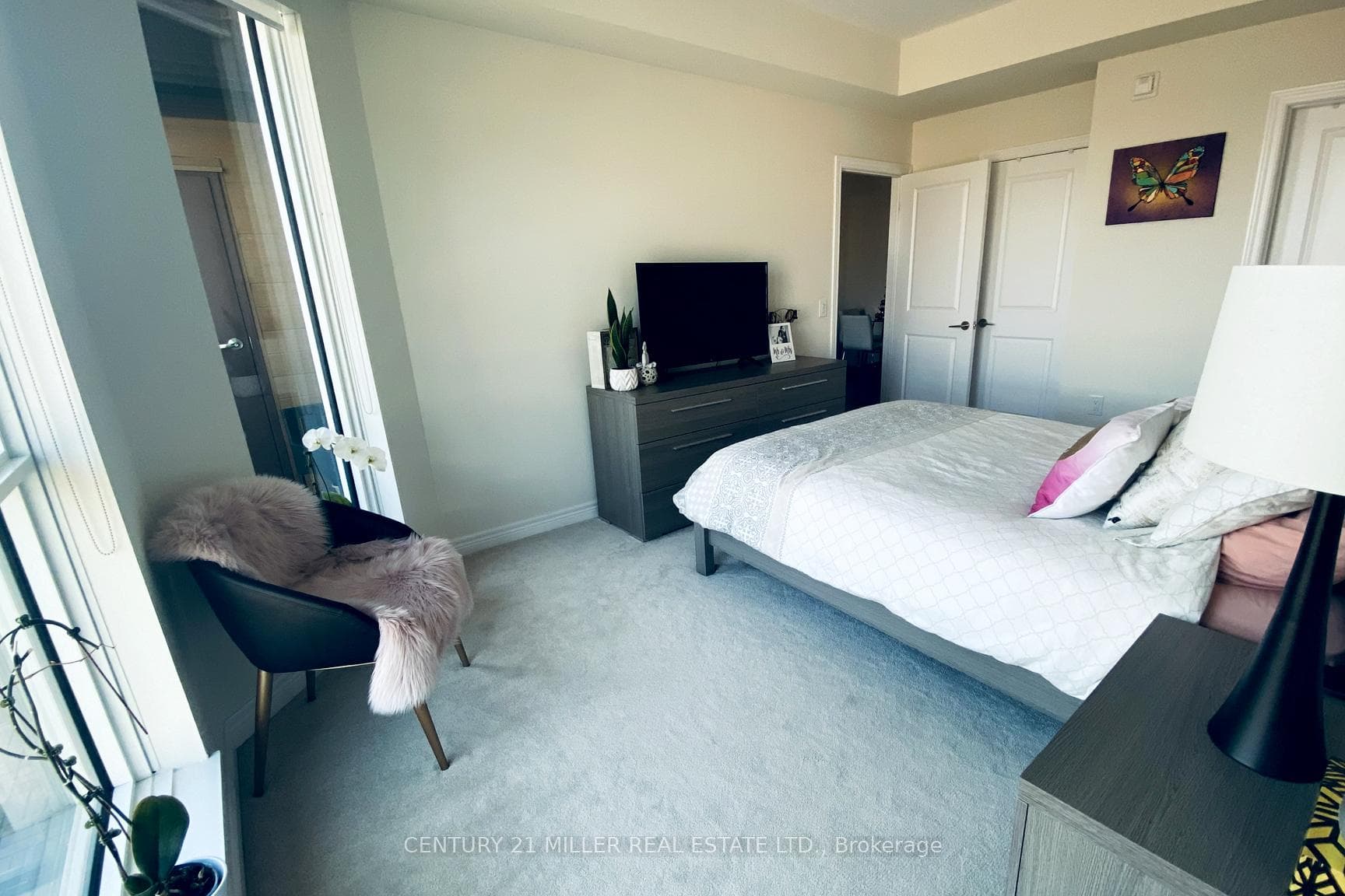 Primary bedroom (staged)