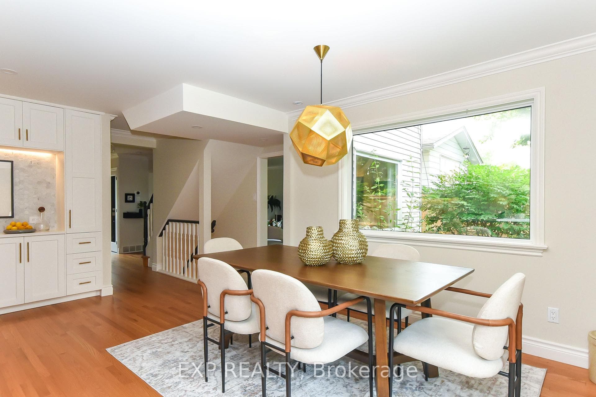Spacious Dining Area with Custom Features