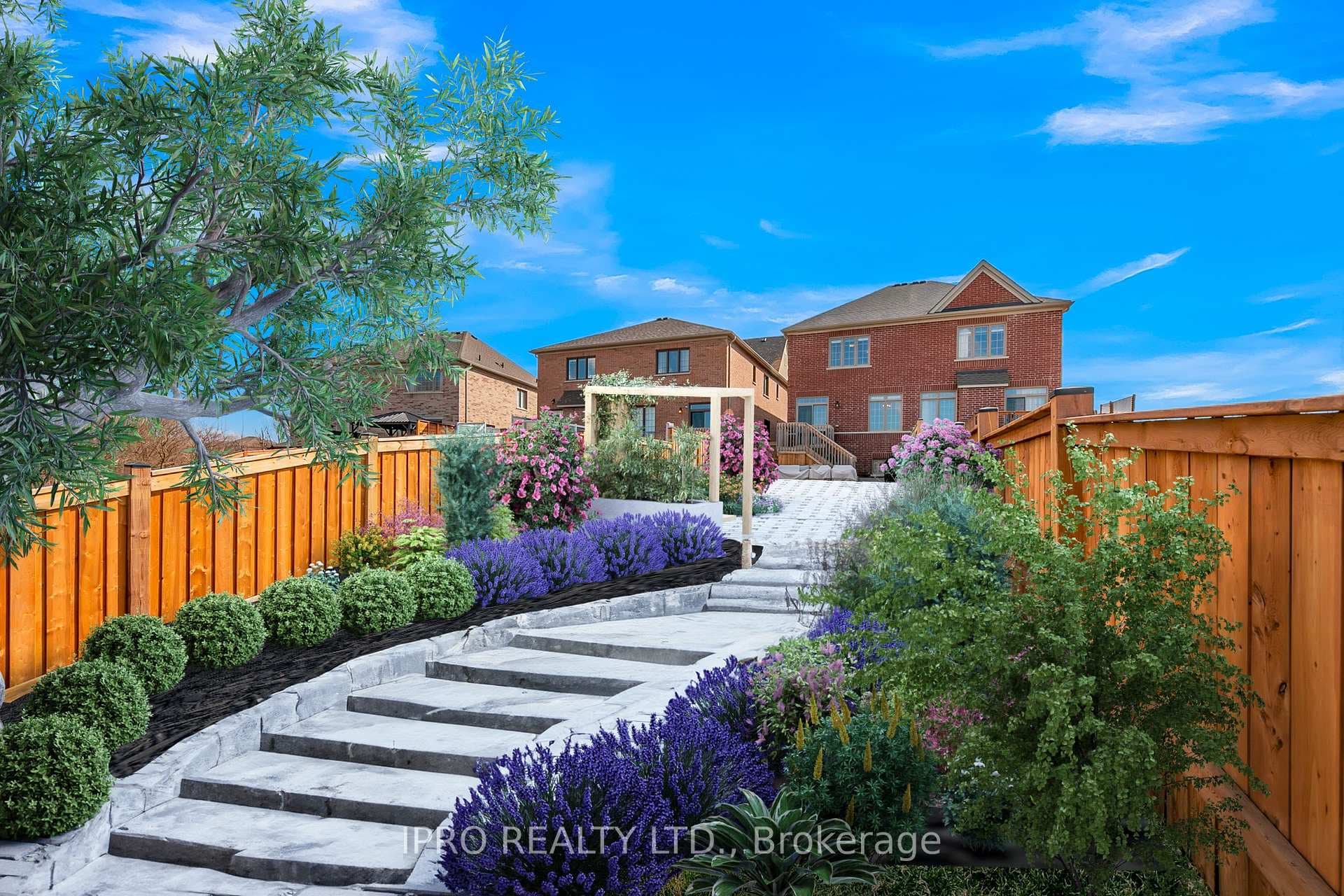 Virtual Stage- garden enhancement to slope
