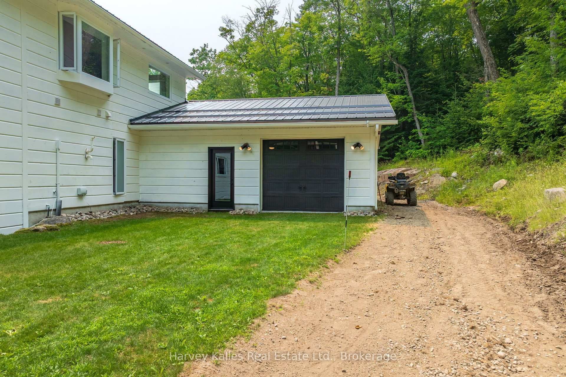 Rear door to garage