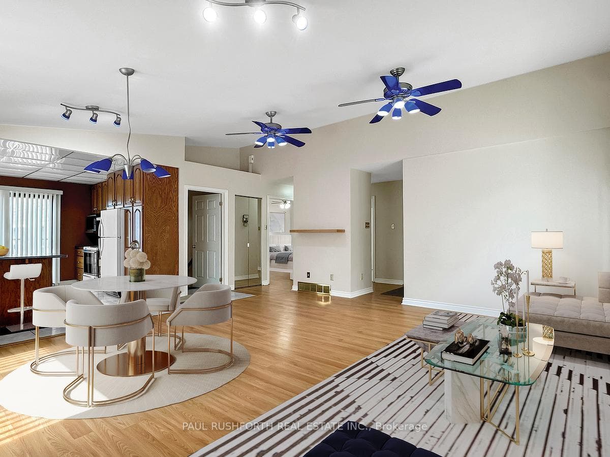 Virtually Staged-Upper Living Room