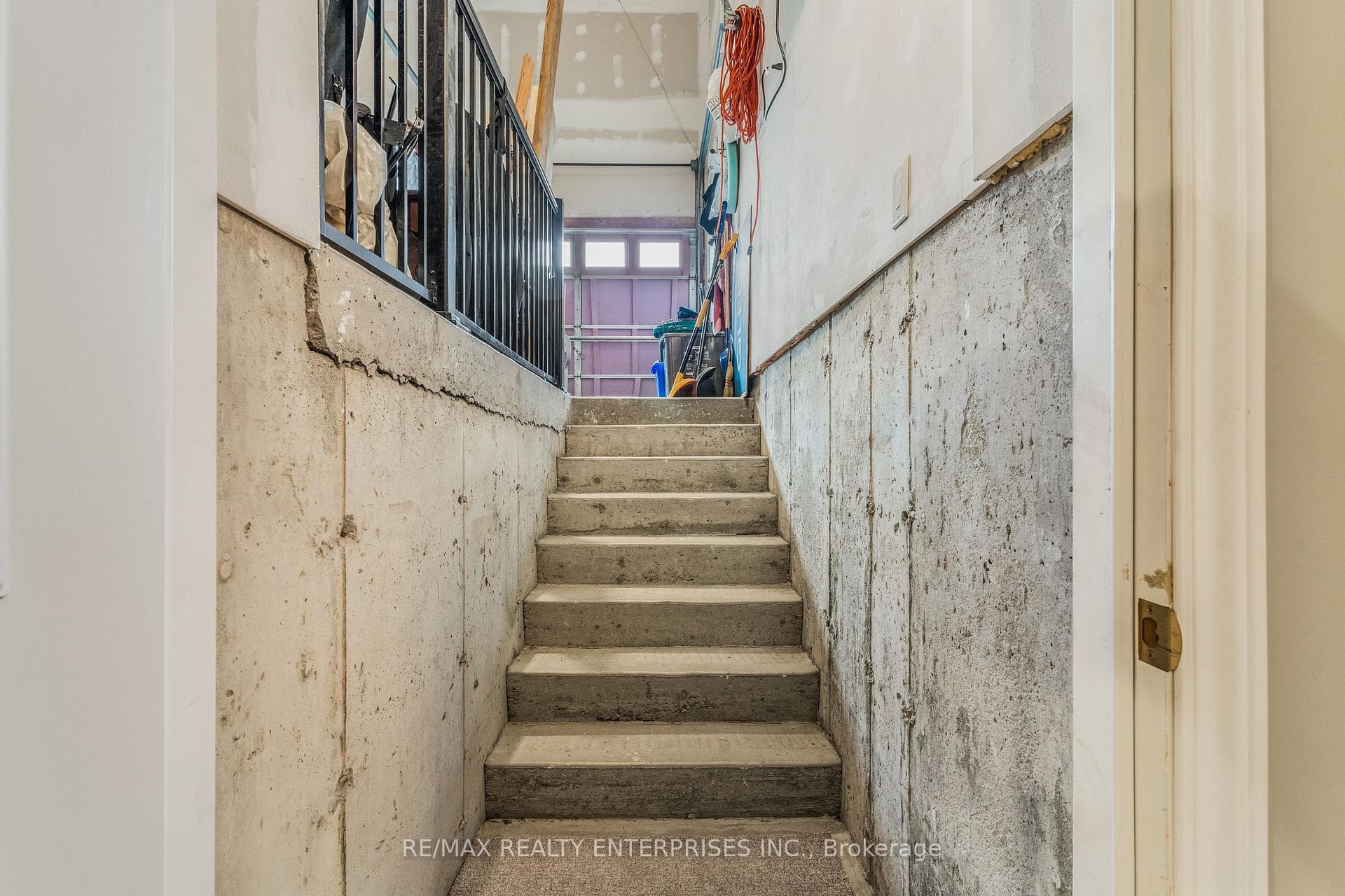 Separate Entrance From the Basement To Garage