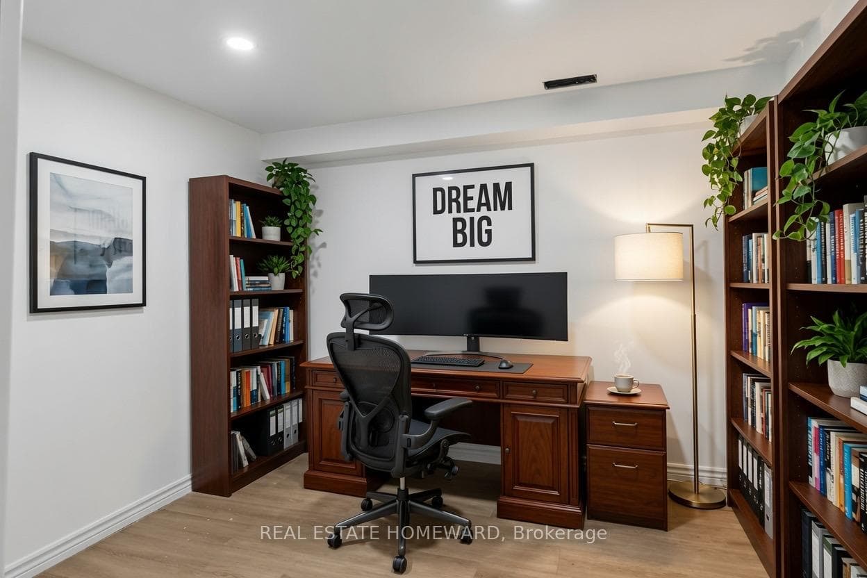 Lower Level Virtually Staged Office