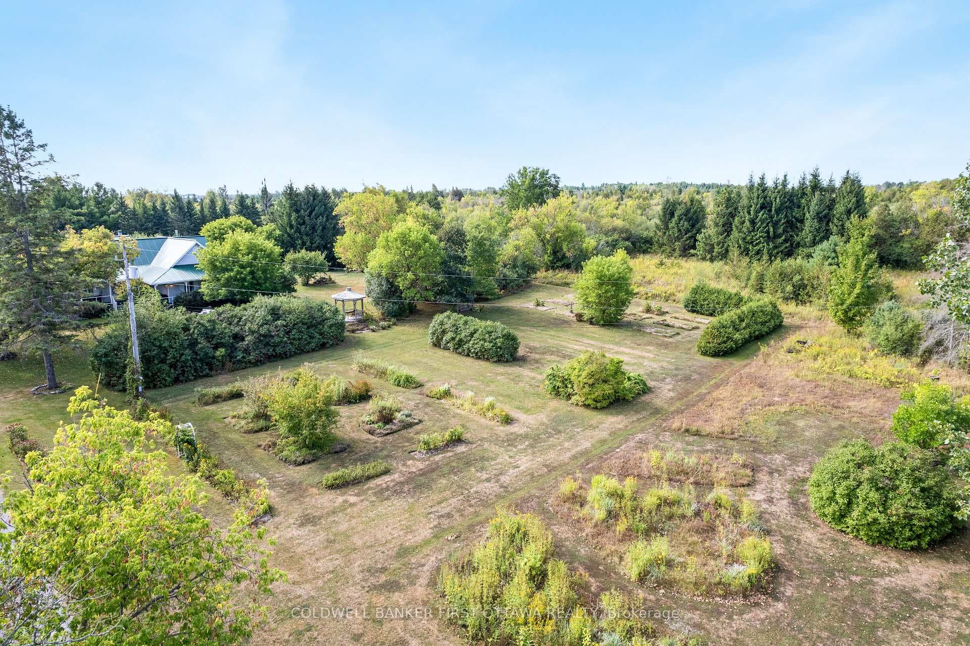 Some of the many gardens throughout the property