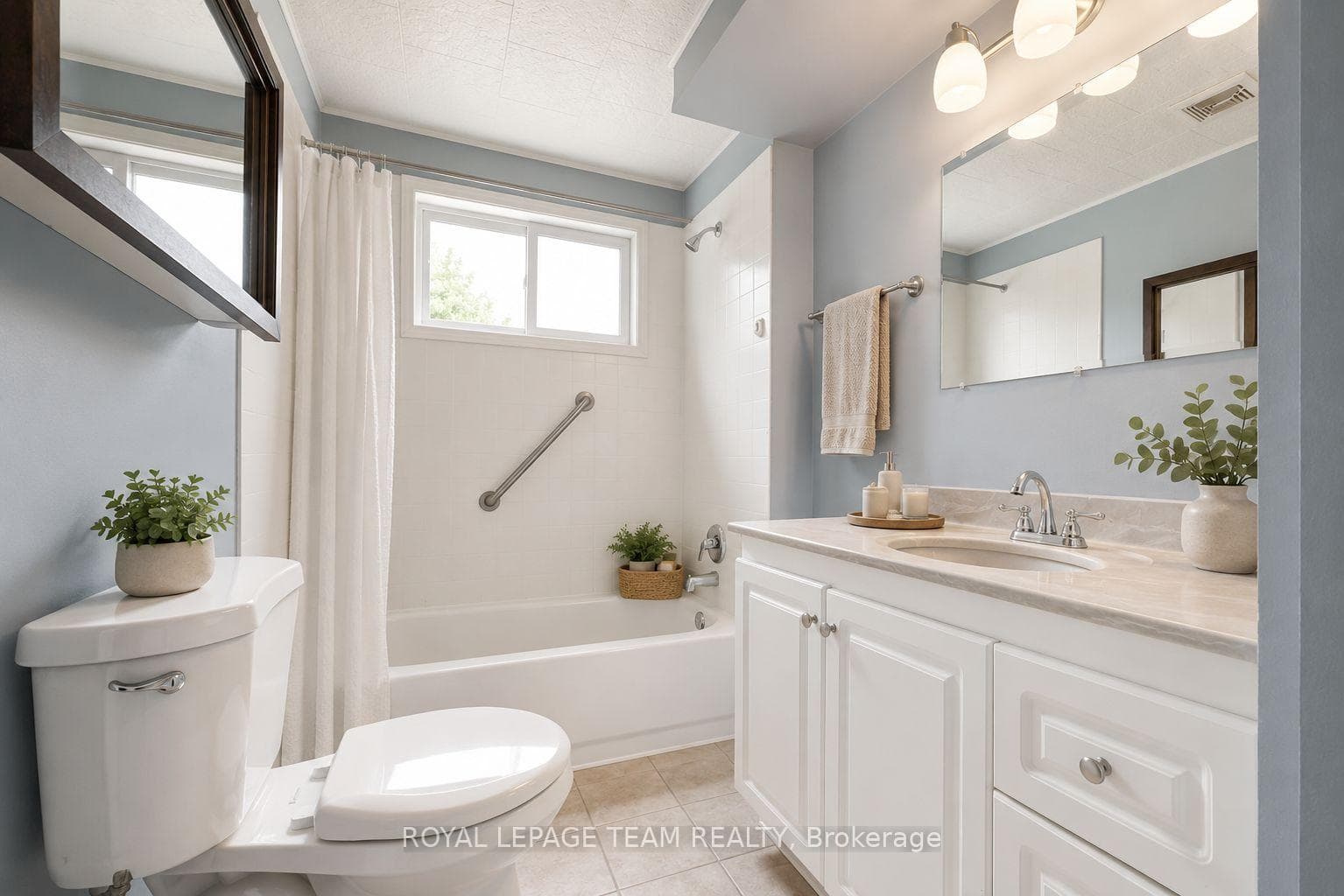 Virtually Staged Bathroom