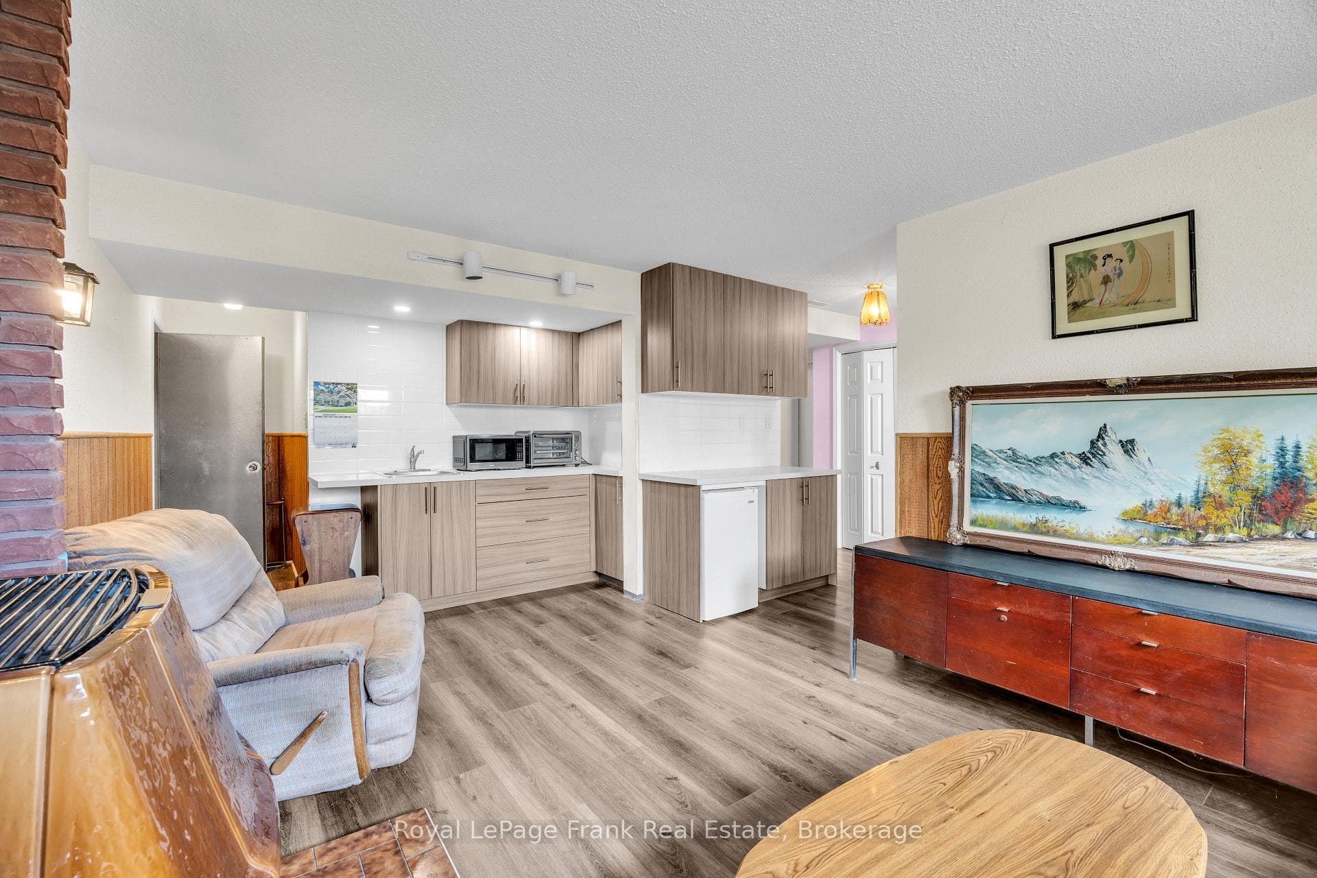 Rec room with kitchenette and separate entrance
