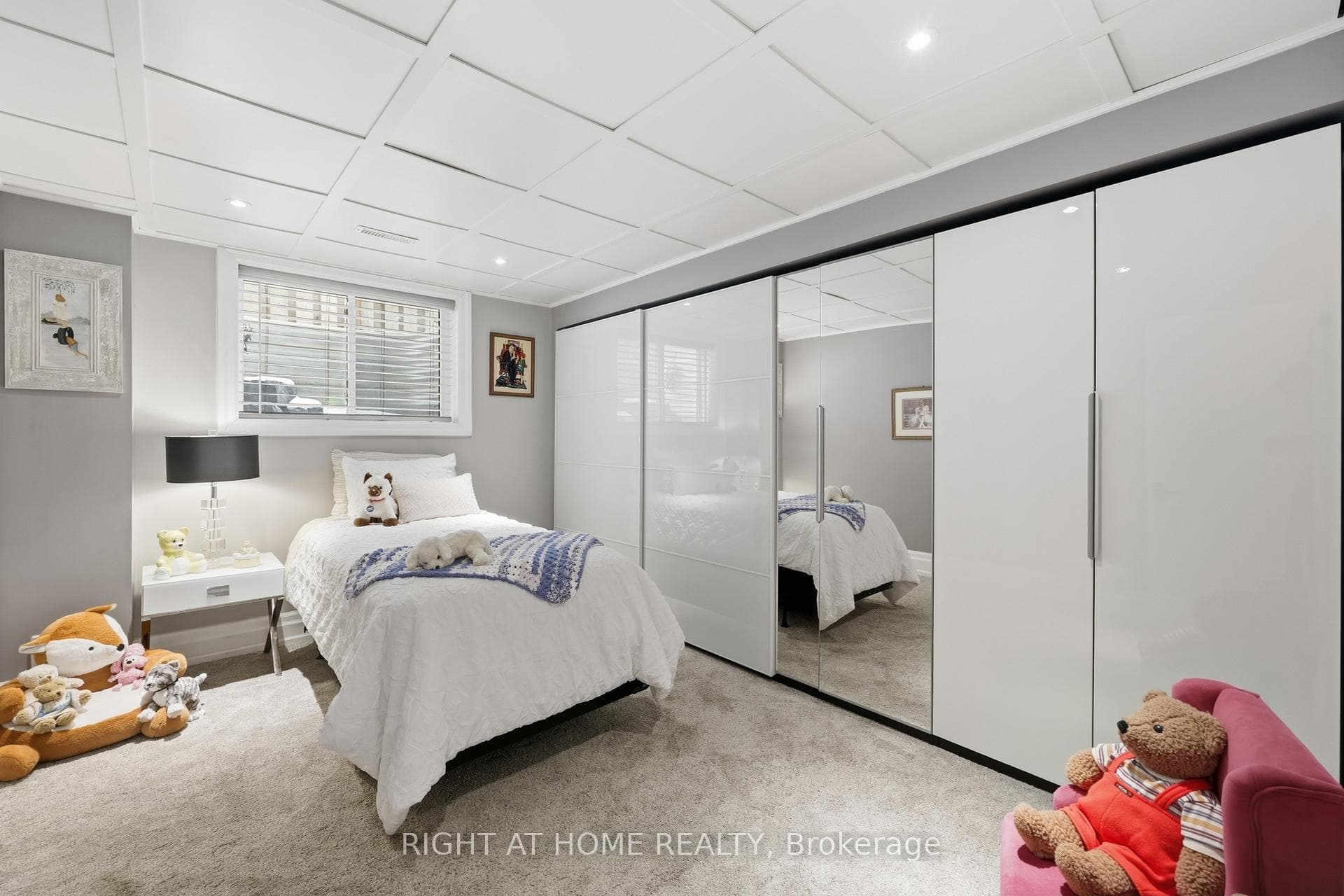 4th bedroom. Large egress window & massive closet.