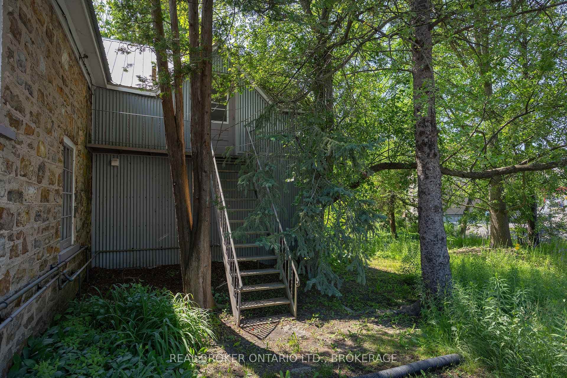 Stairwell to upper unit