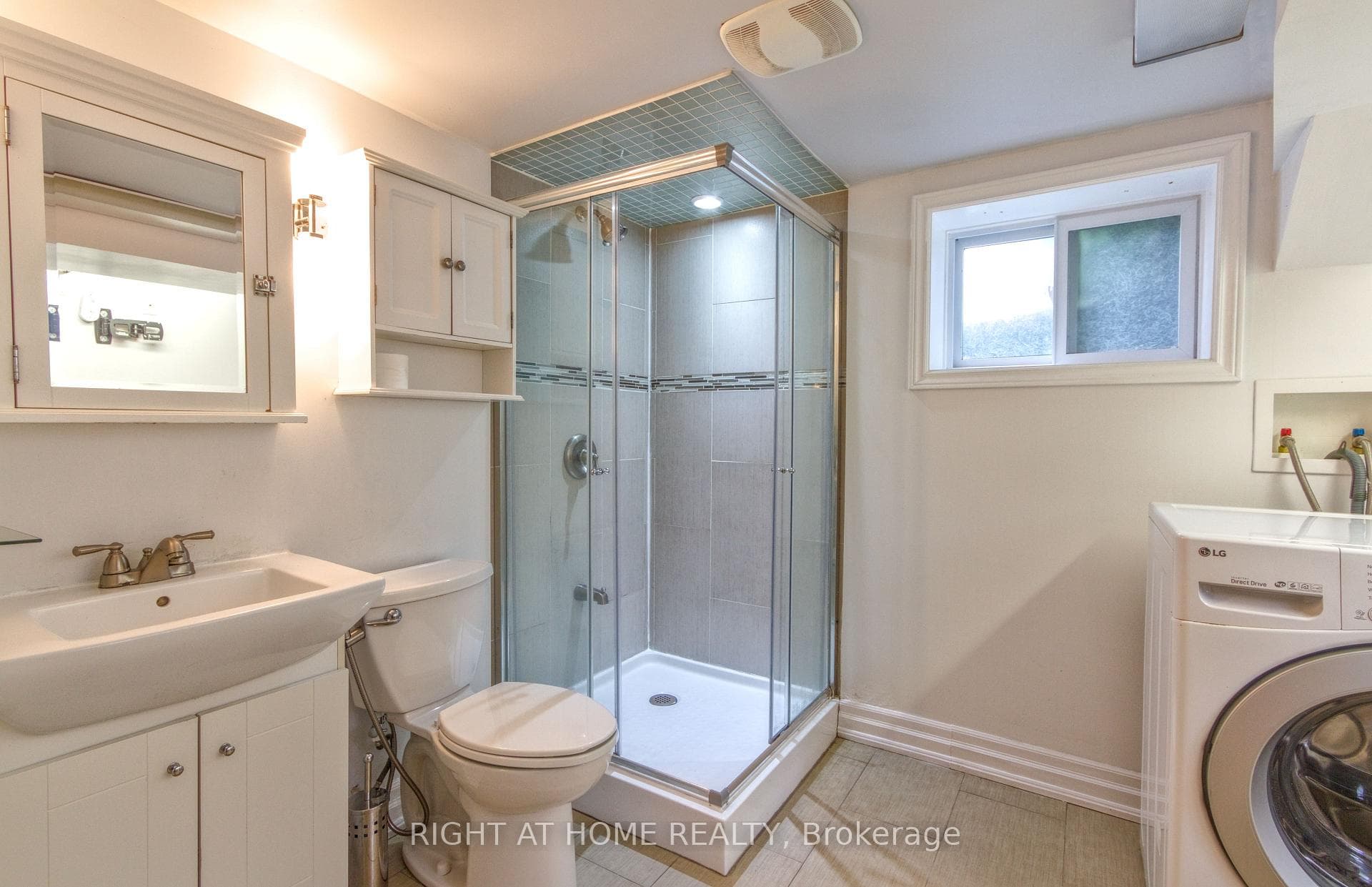 Basement bathroom