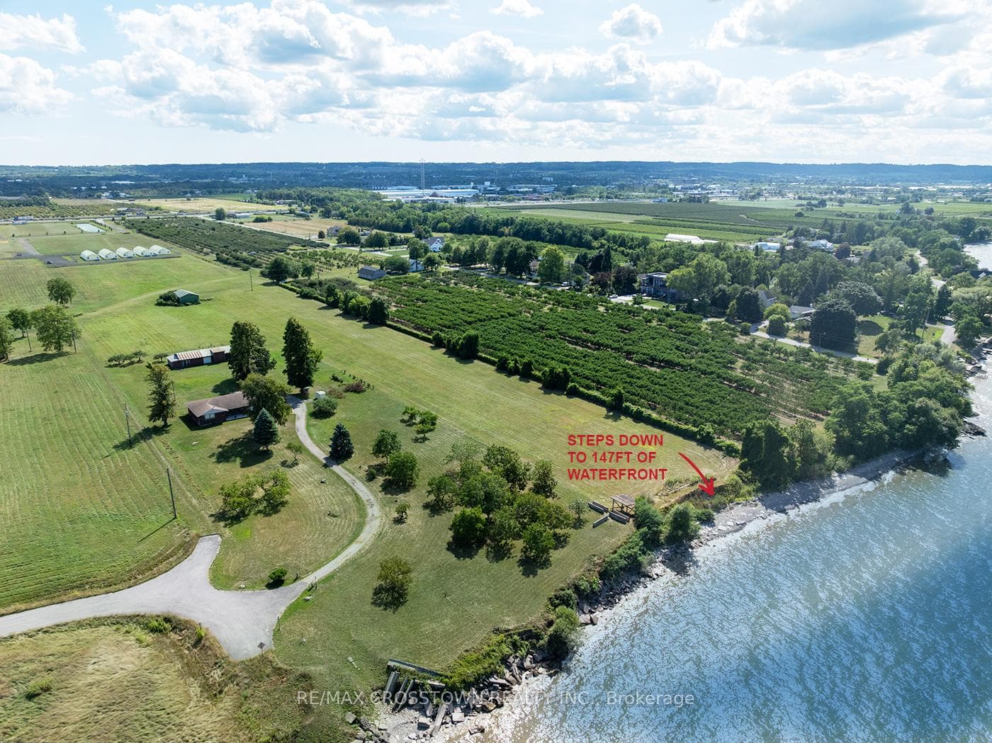Over 340 Feet of Frontage 143 Feet of Waterfront