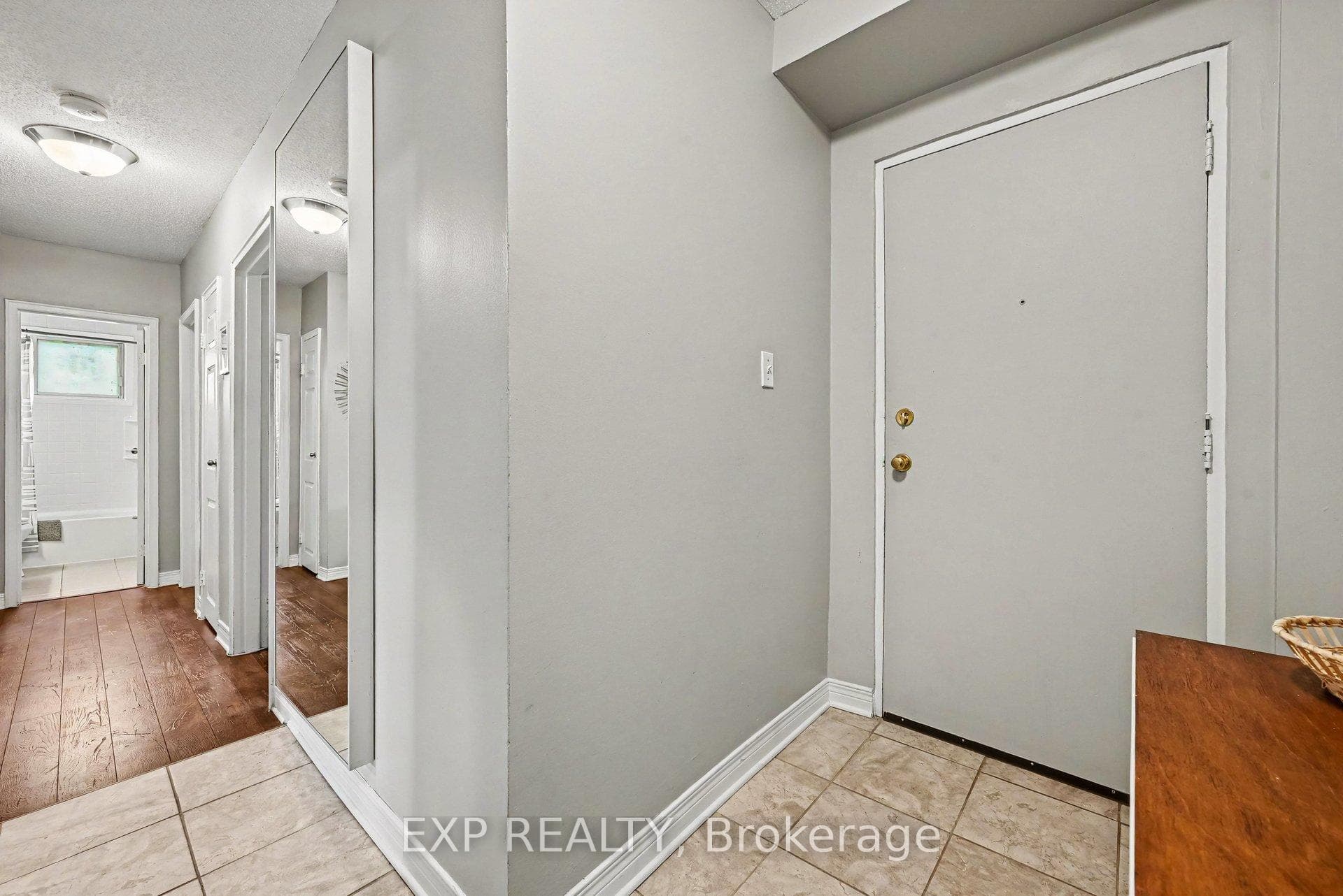 Spacious foyer.