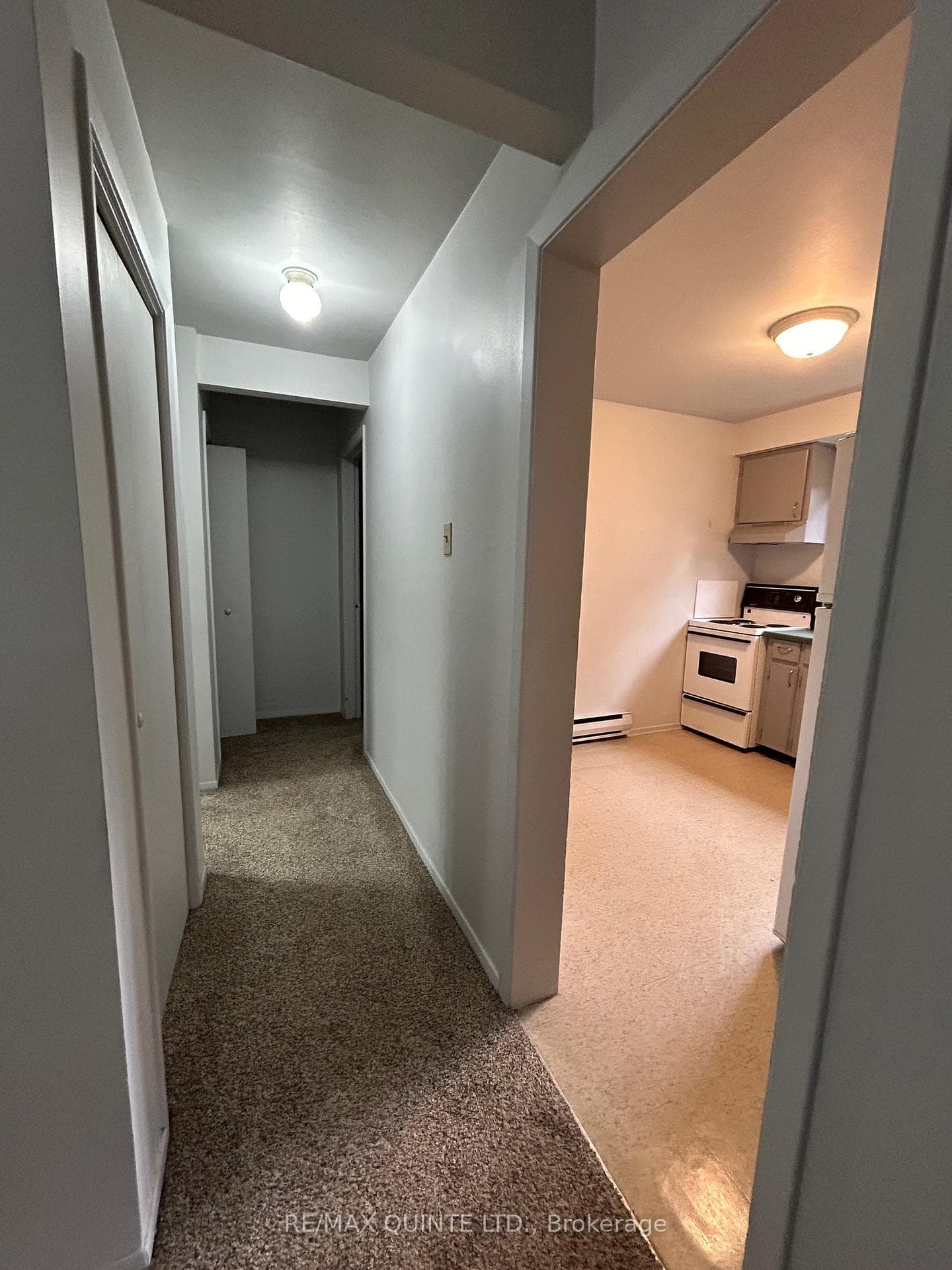 Hallway to rest of the apartment