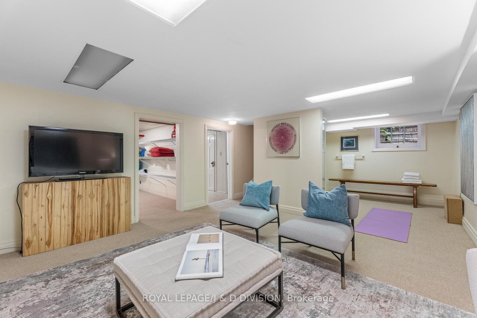 Recreation Room looking to Den