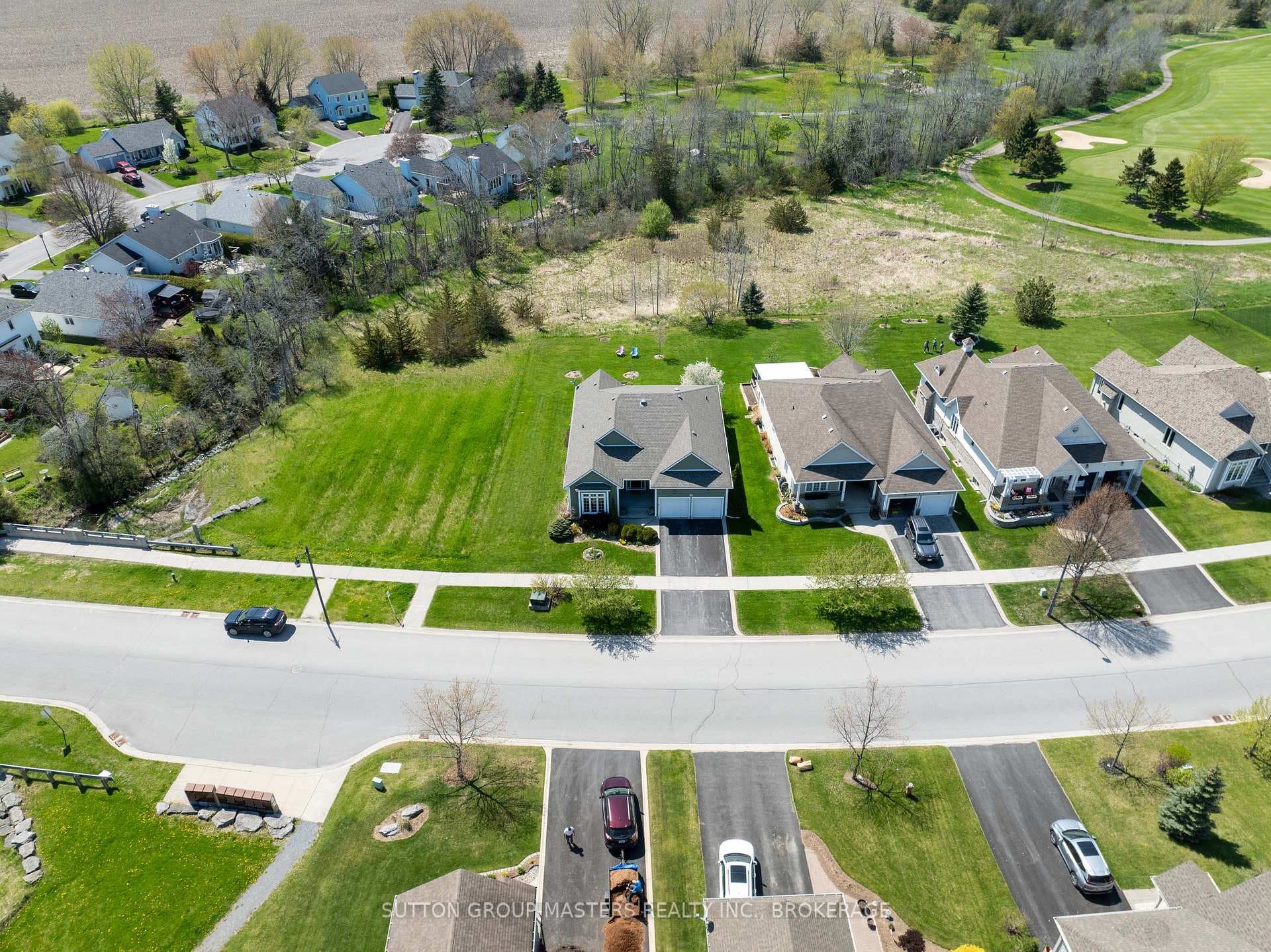 Located backing and siding on green space