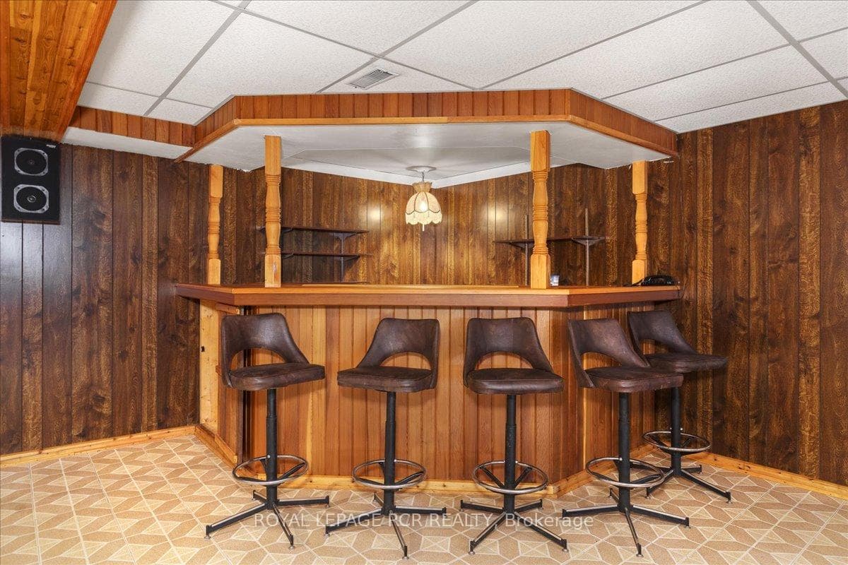 Basement Built in Bar