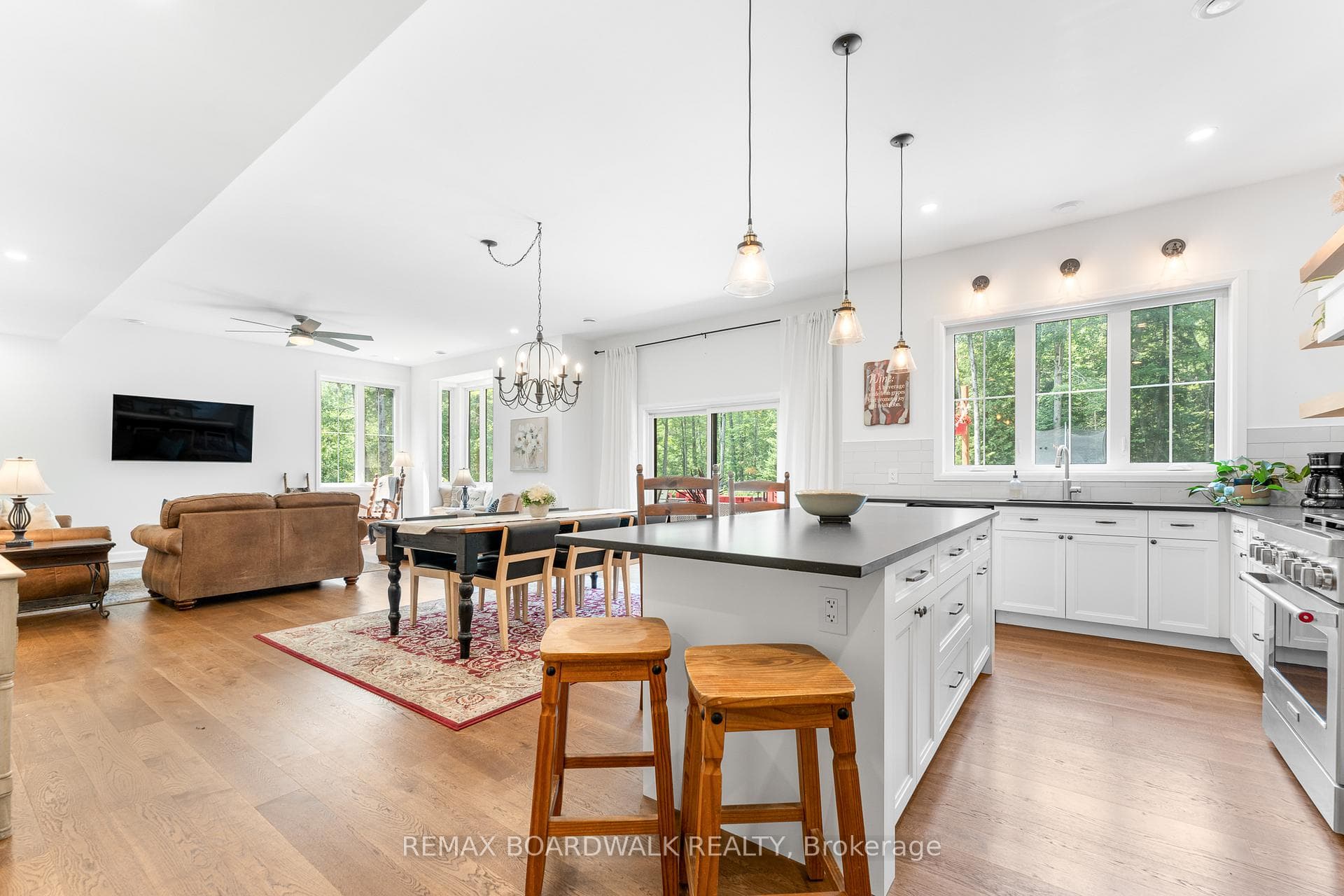 Kitchen Overlooking Your Dining & Living Room
