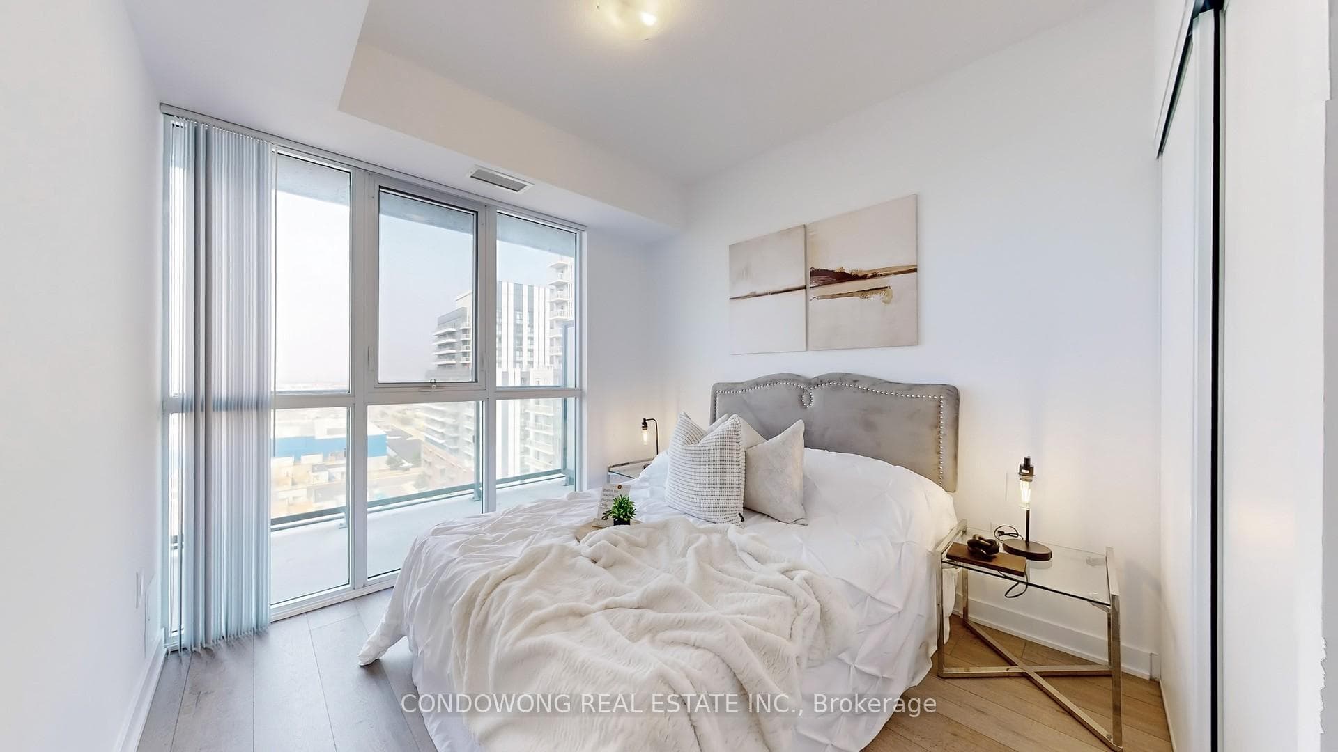 Master Bedroom with Ample Space & Large Windows