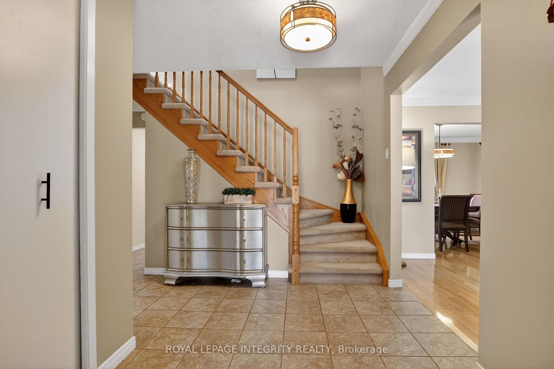 Stairs to the upper level