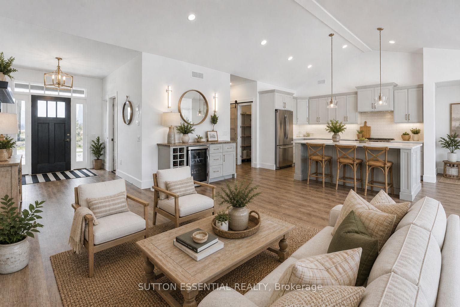 AI staged Living Room