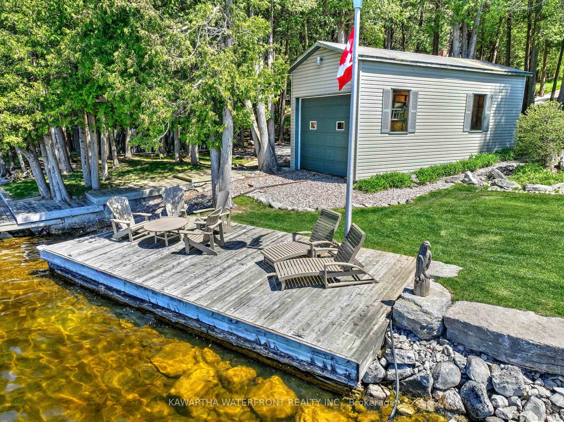 Waterside Patio and Boathouse