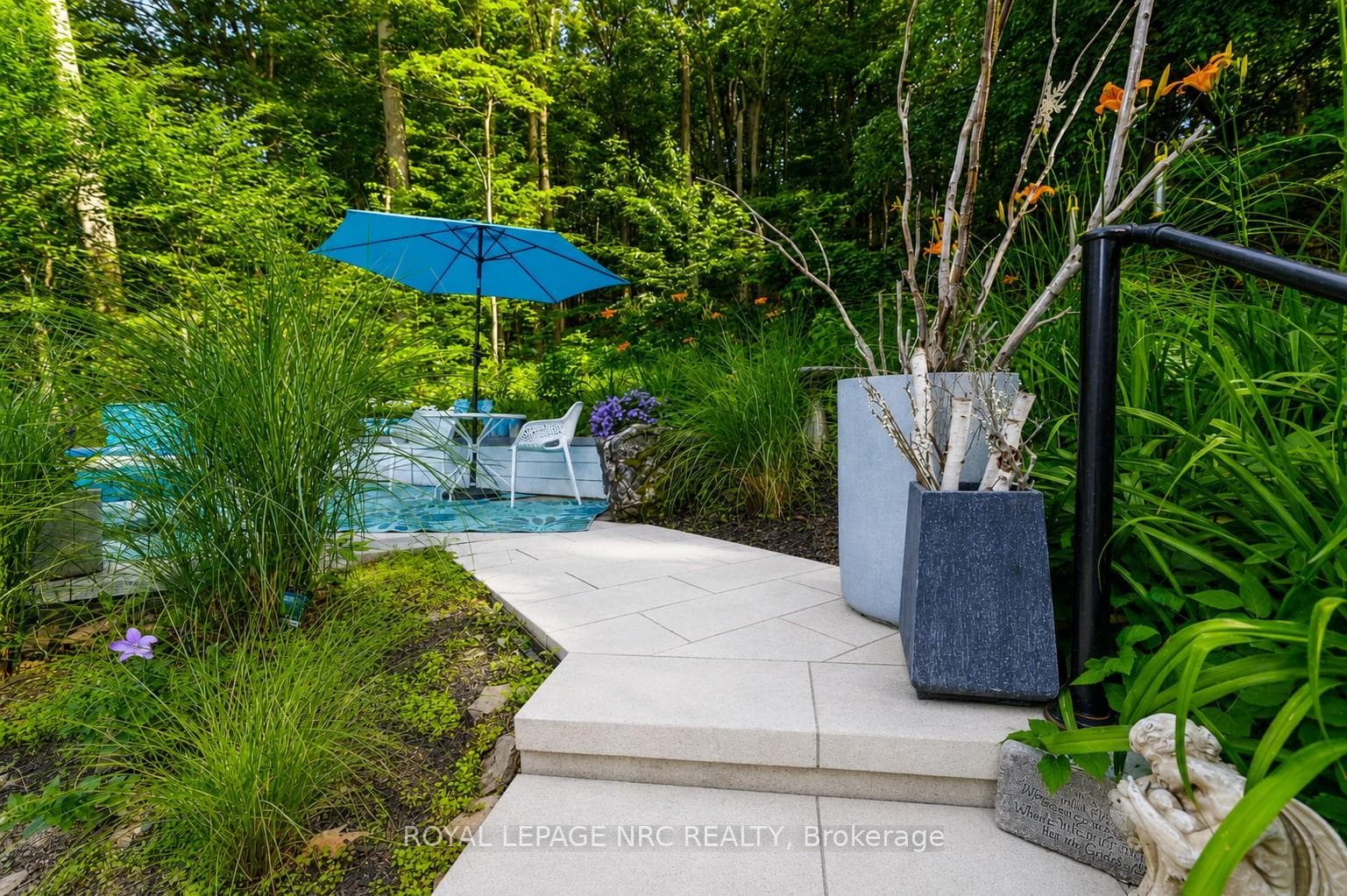 Walk back to Upper Terrace new patio