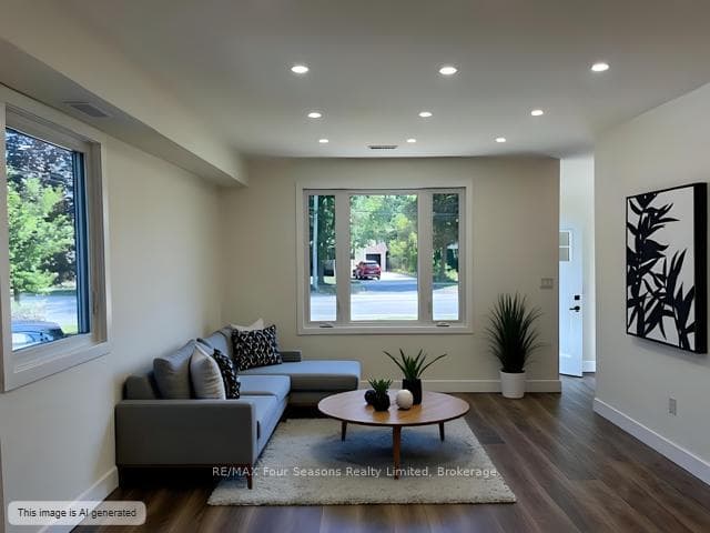 Living Room Virtually Stages