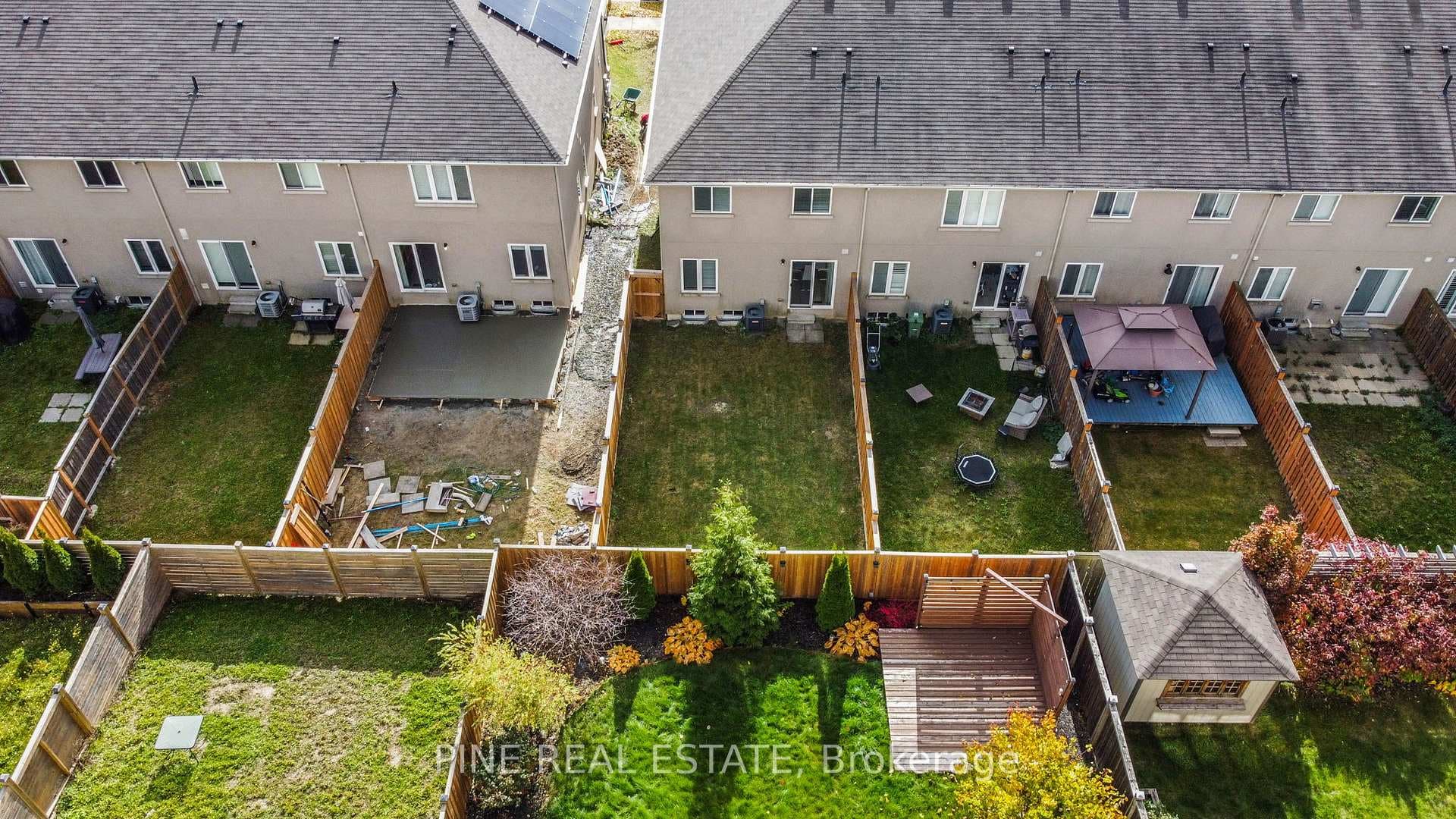 Aerial Drone Show of Backyard
