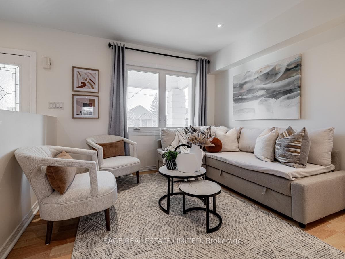 Living Room with Large Window