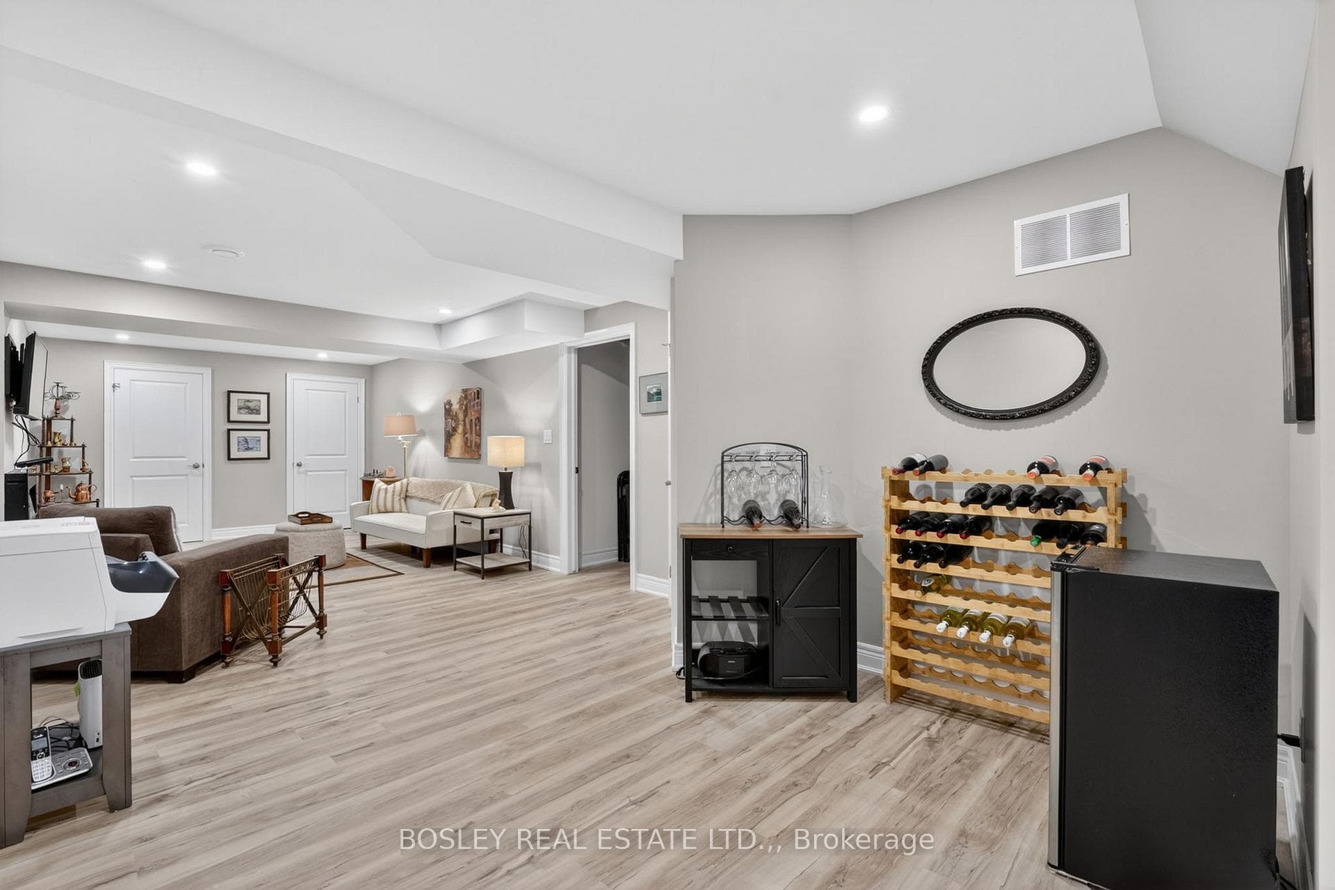 Lower level recreation room