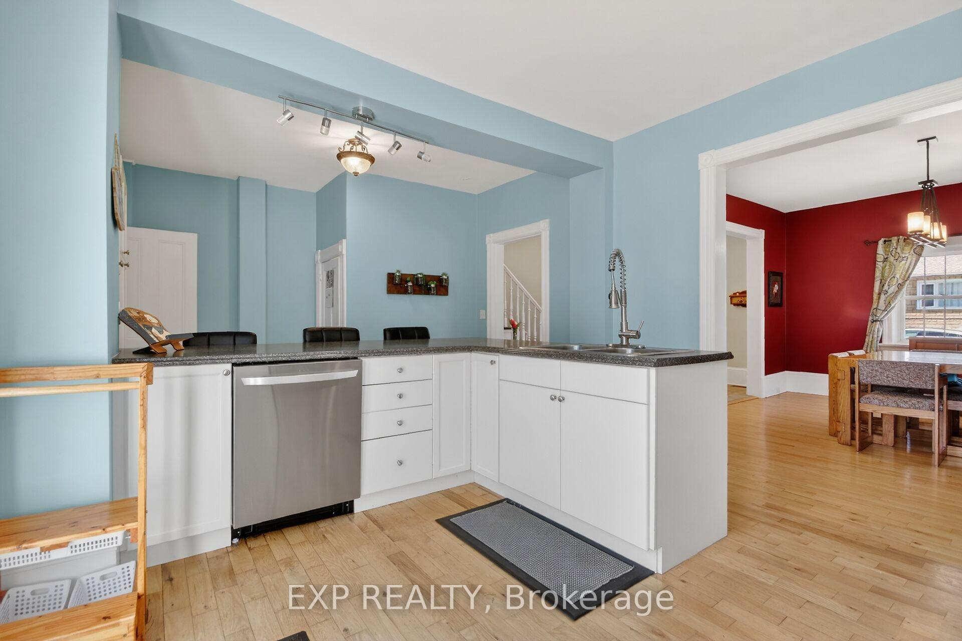 kitchen ~ view to dining room