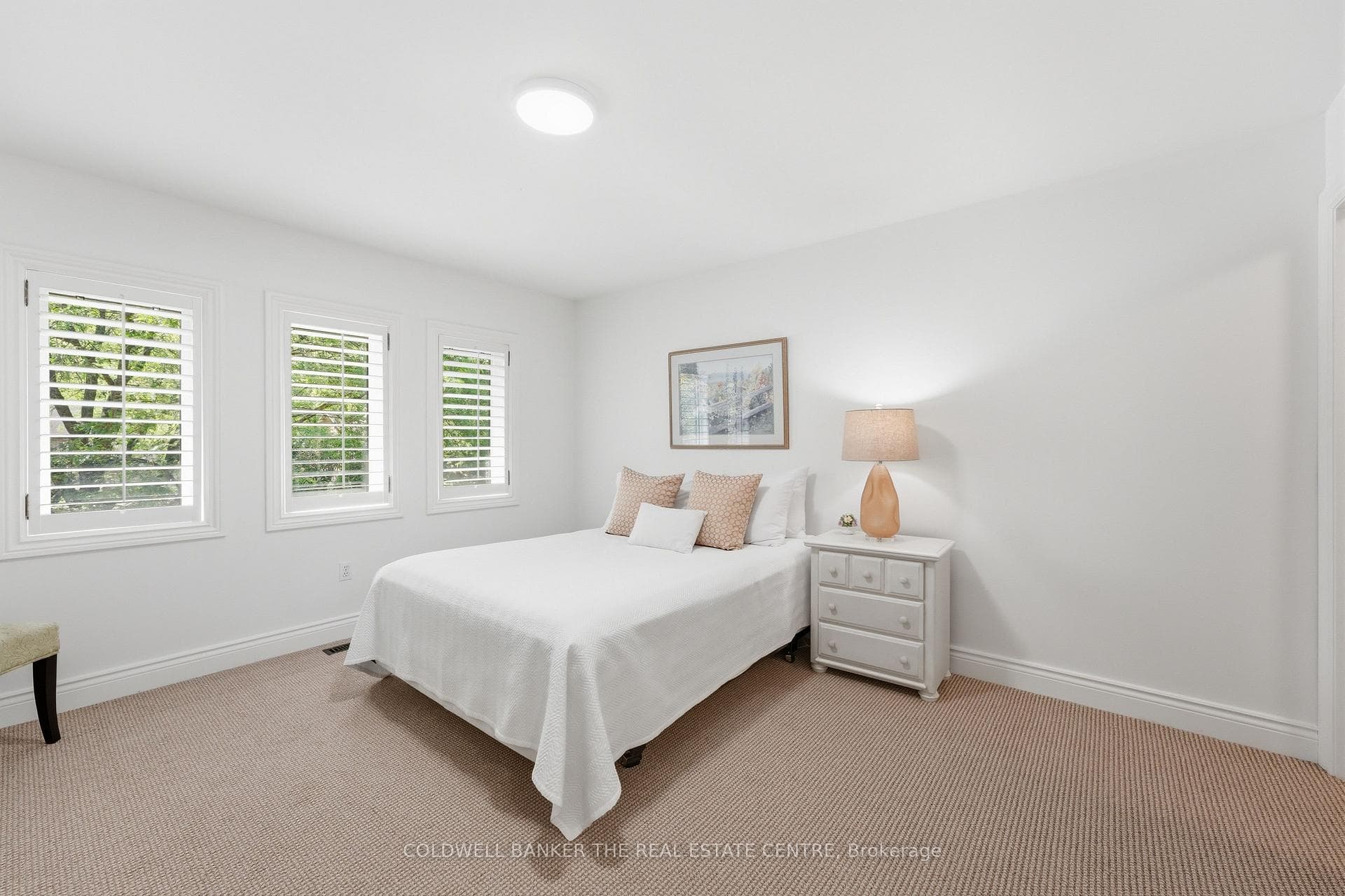 Bedroom large windows