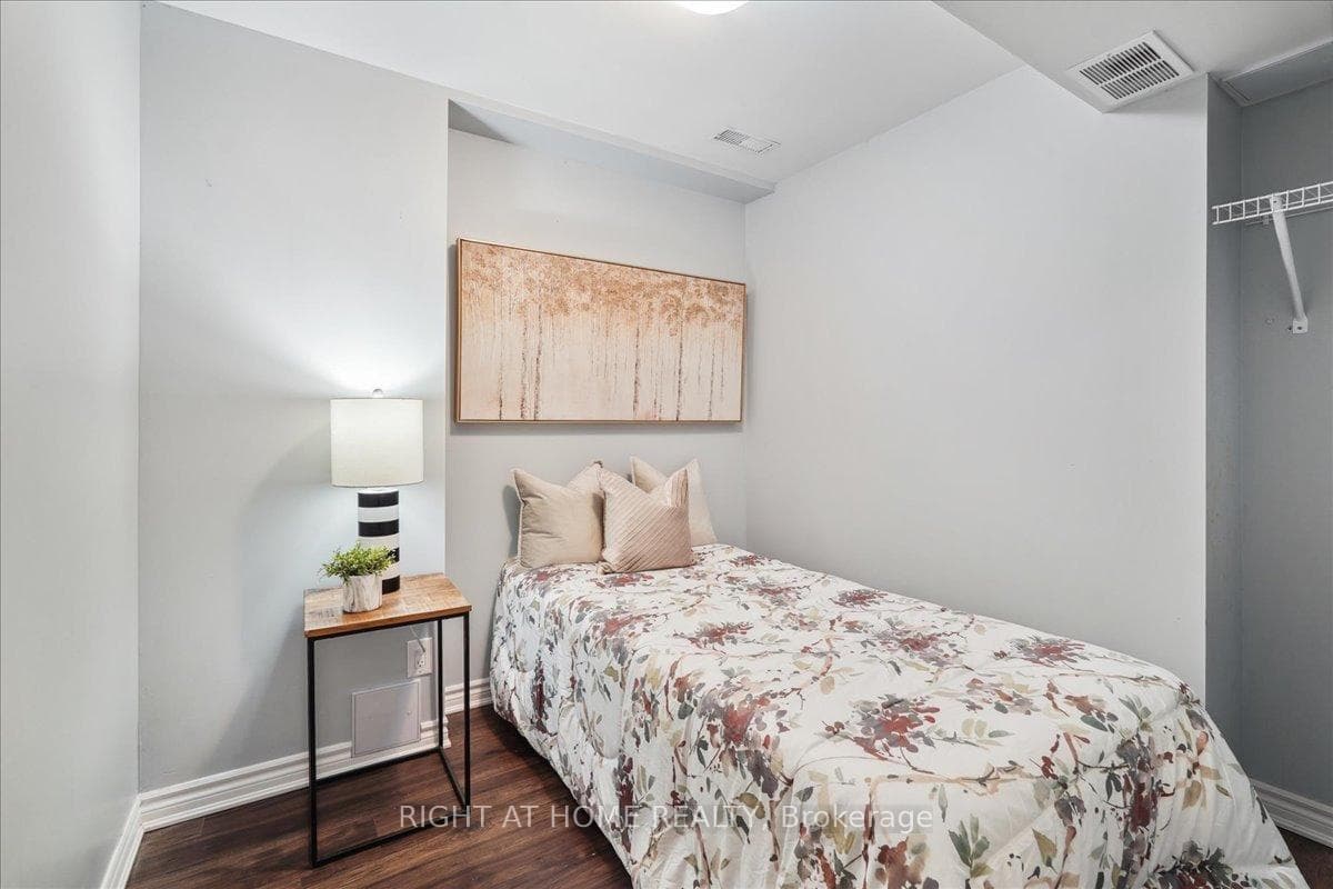 Extra room in basement for bedroom or office use