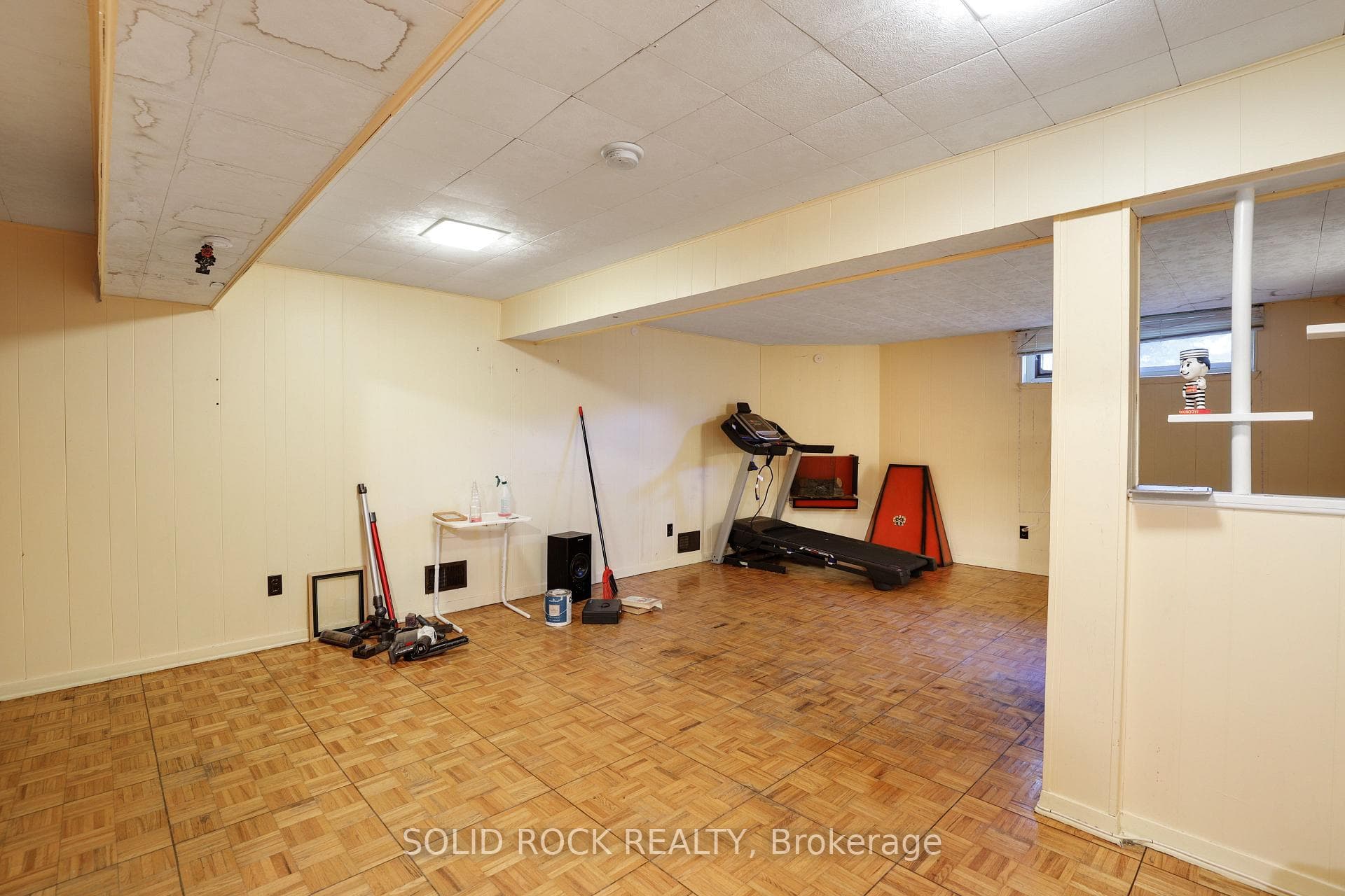Basement rec room