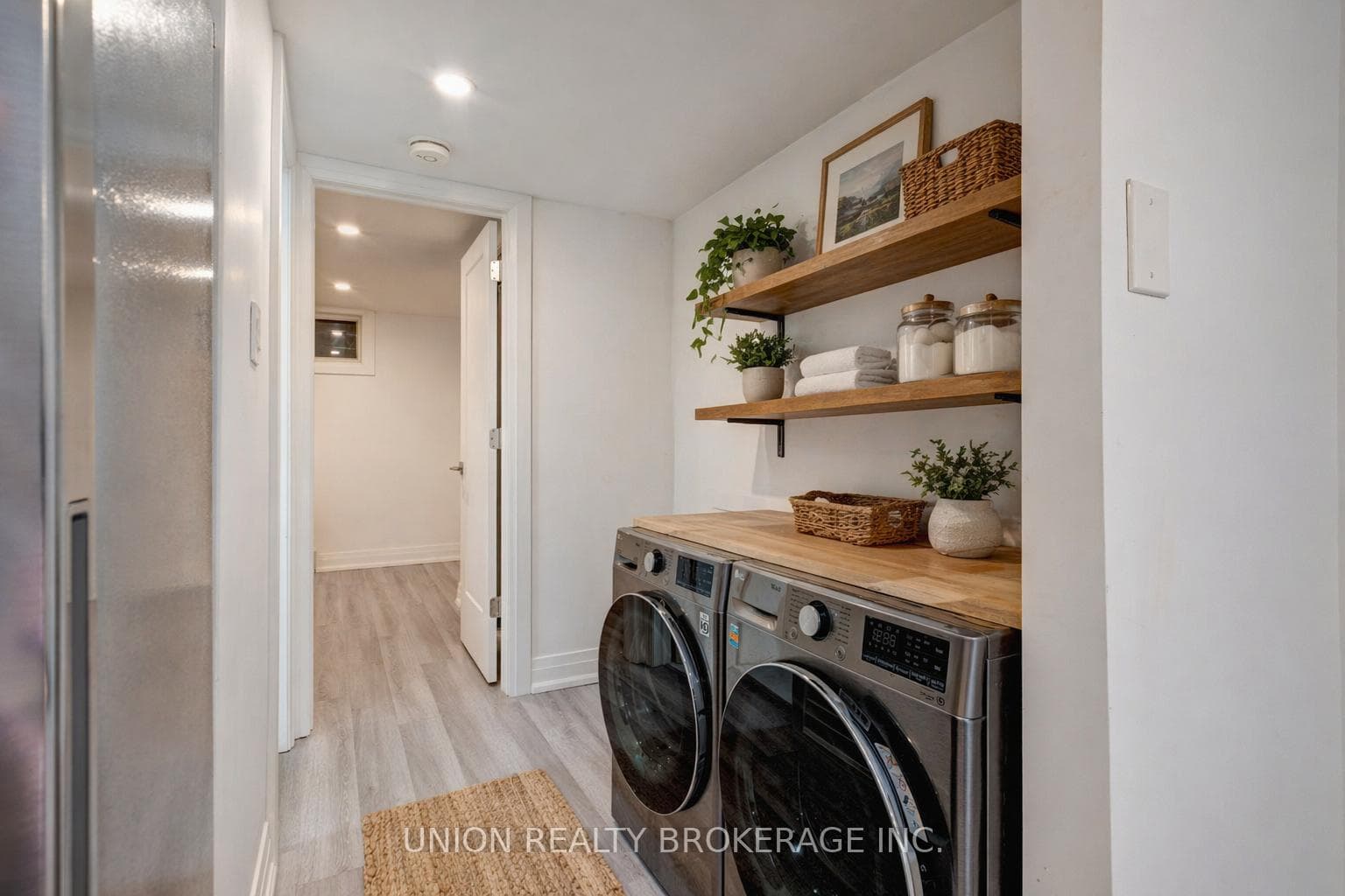 Laundry/Hall Virtually Staged