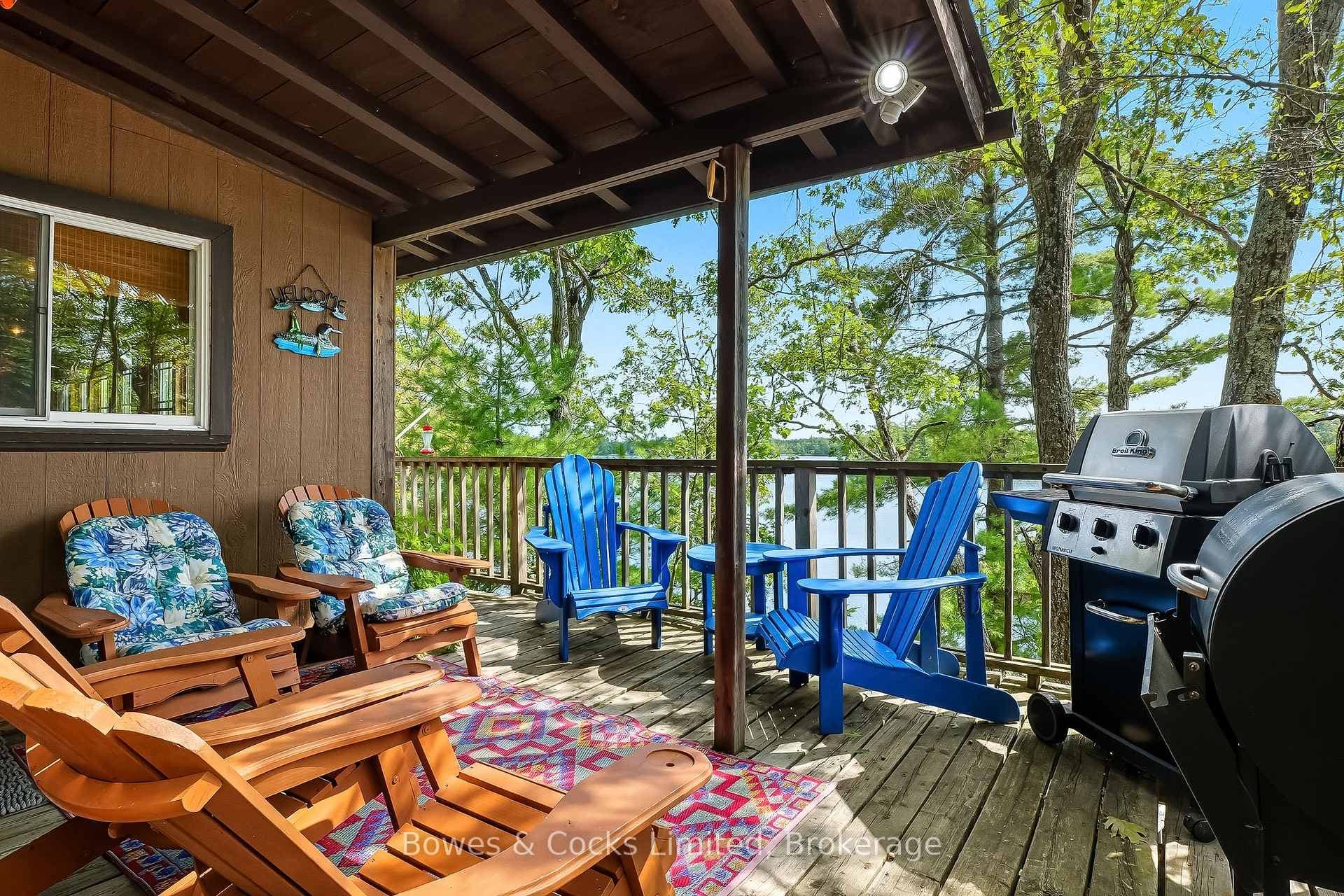 Convenient bbq area