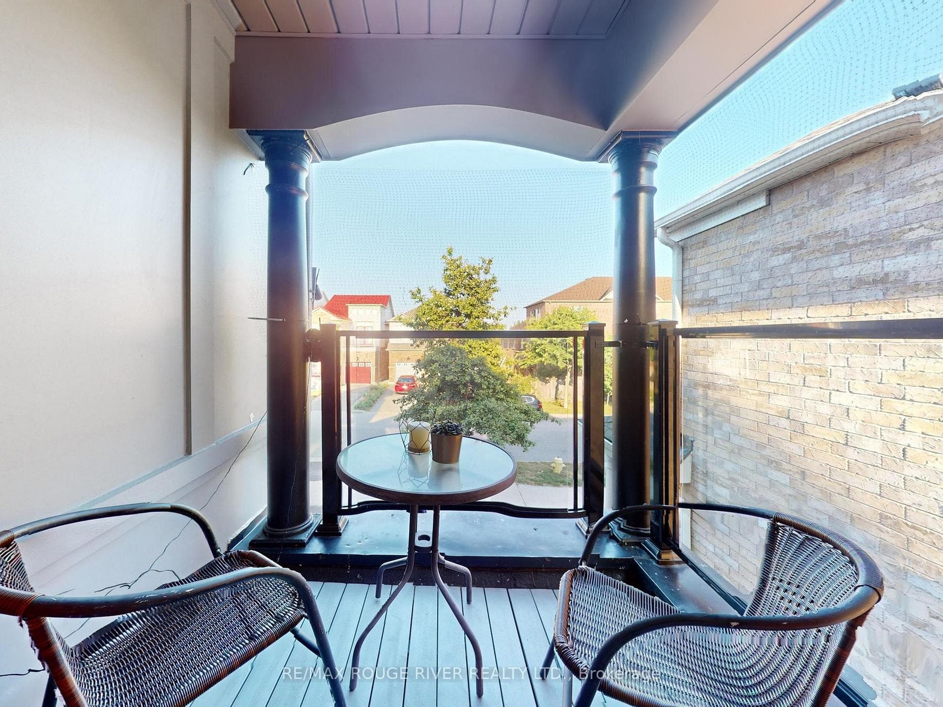 Balcony off 2nd BR