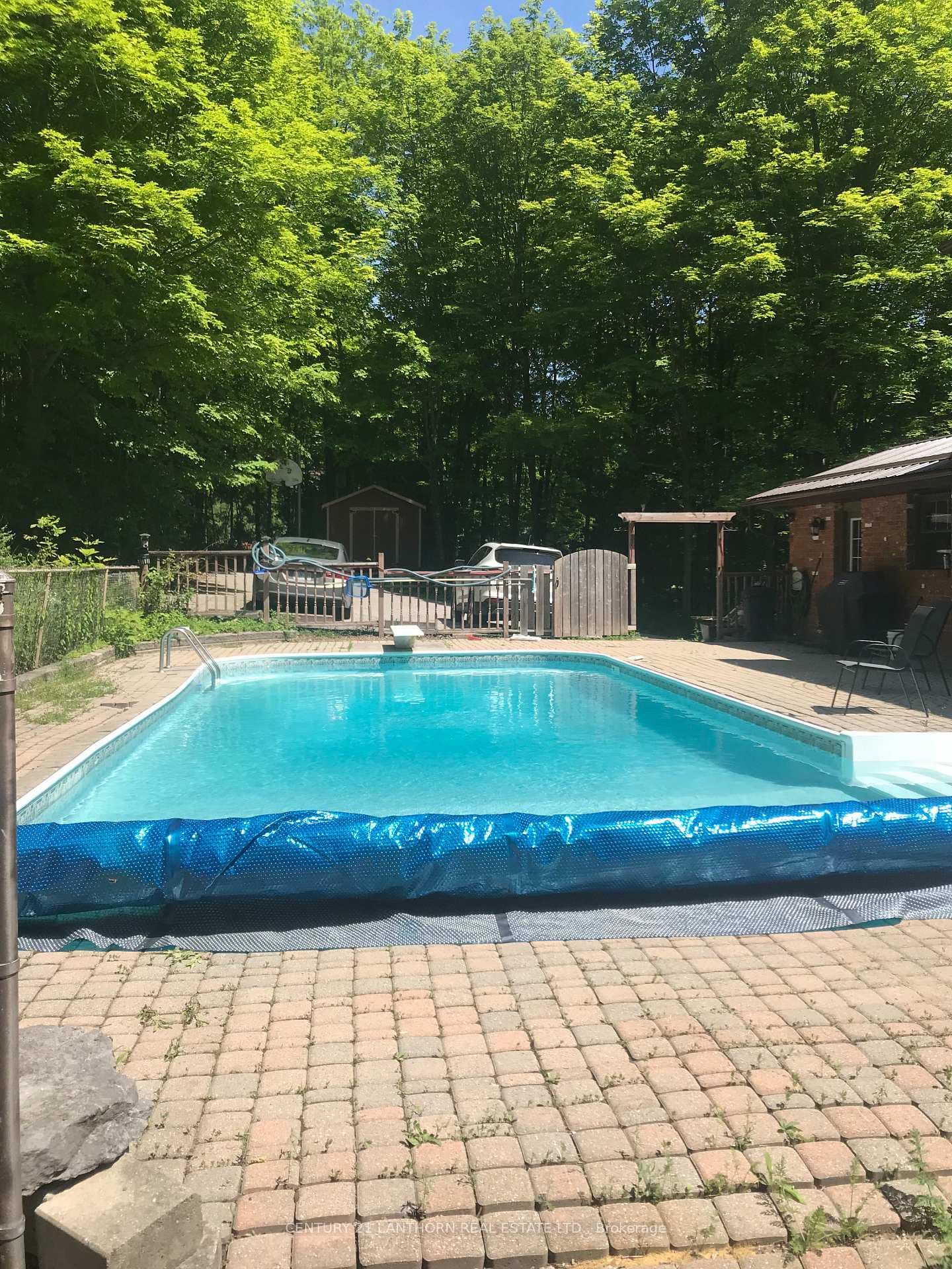 Summer View of pool
