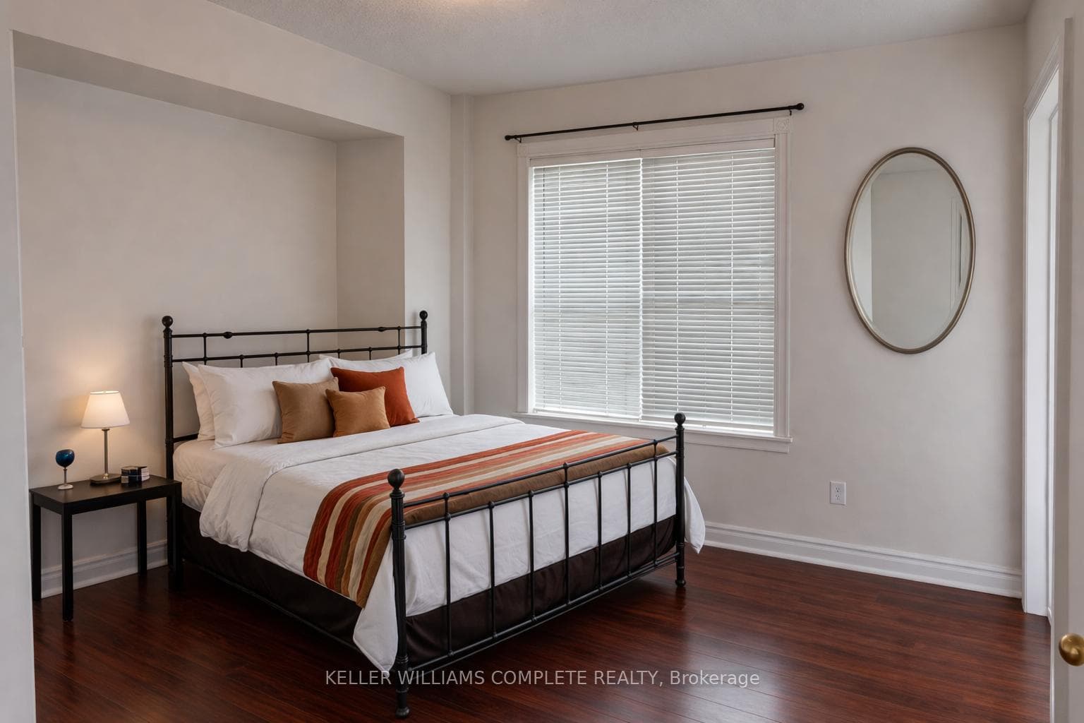 No furniture is in the bedroom