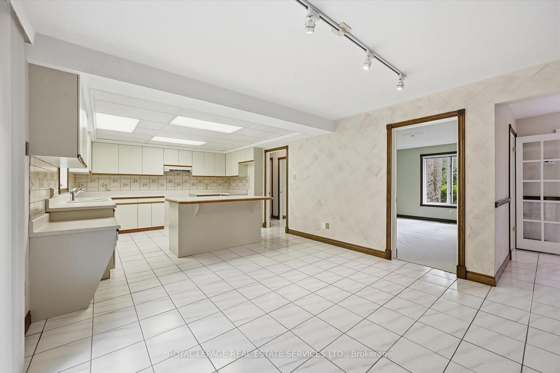 Spacious Eat-In Kitchen with Backyard Access