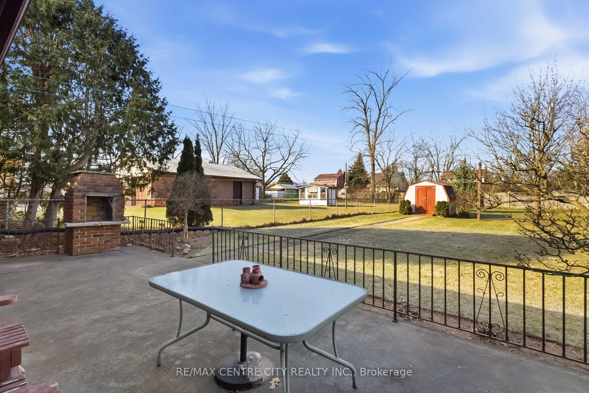 Private yard, patio, gazebo, storage shed