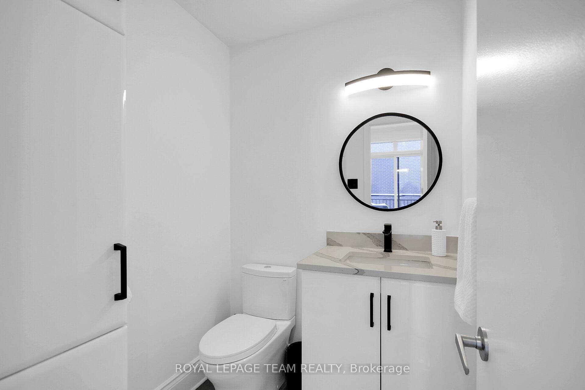 Renovated 2nd floor powder room