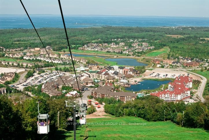 View of the Blue Mountain village