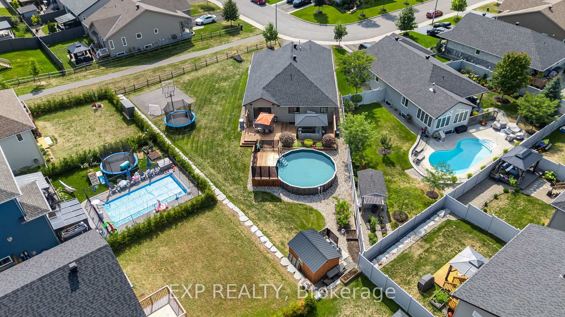 drone view ~ back of property