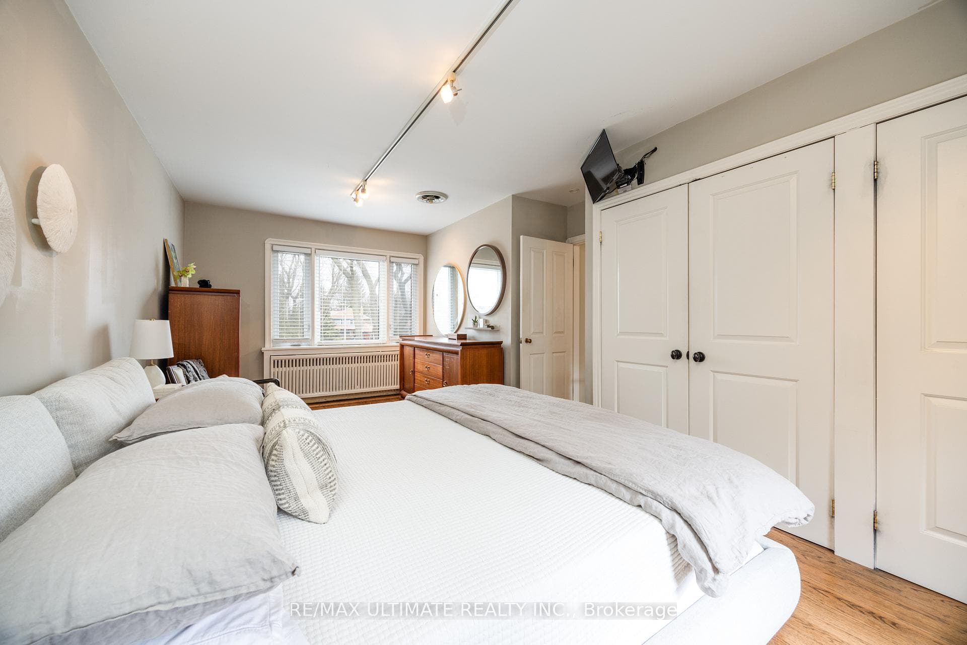 Primary bedroom wall to wall closets