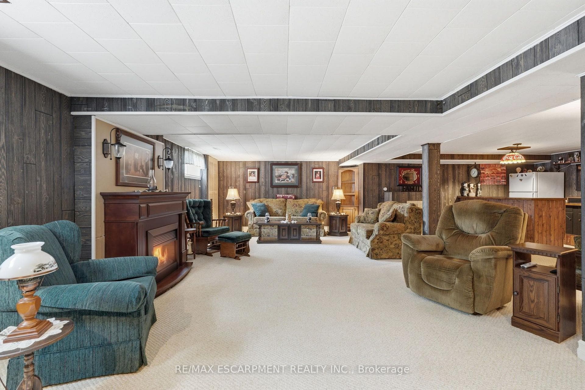 Basement family room