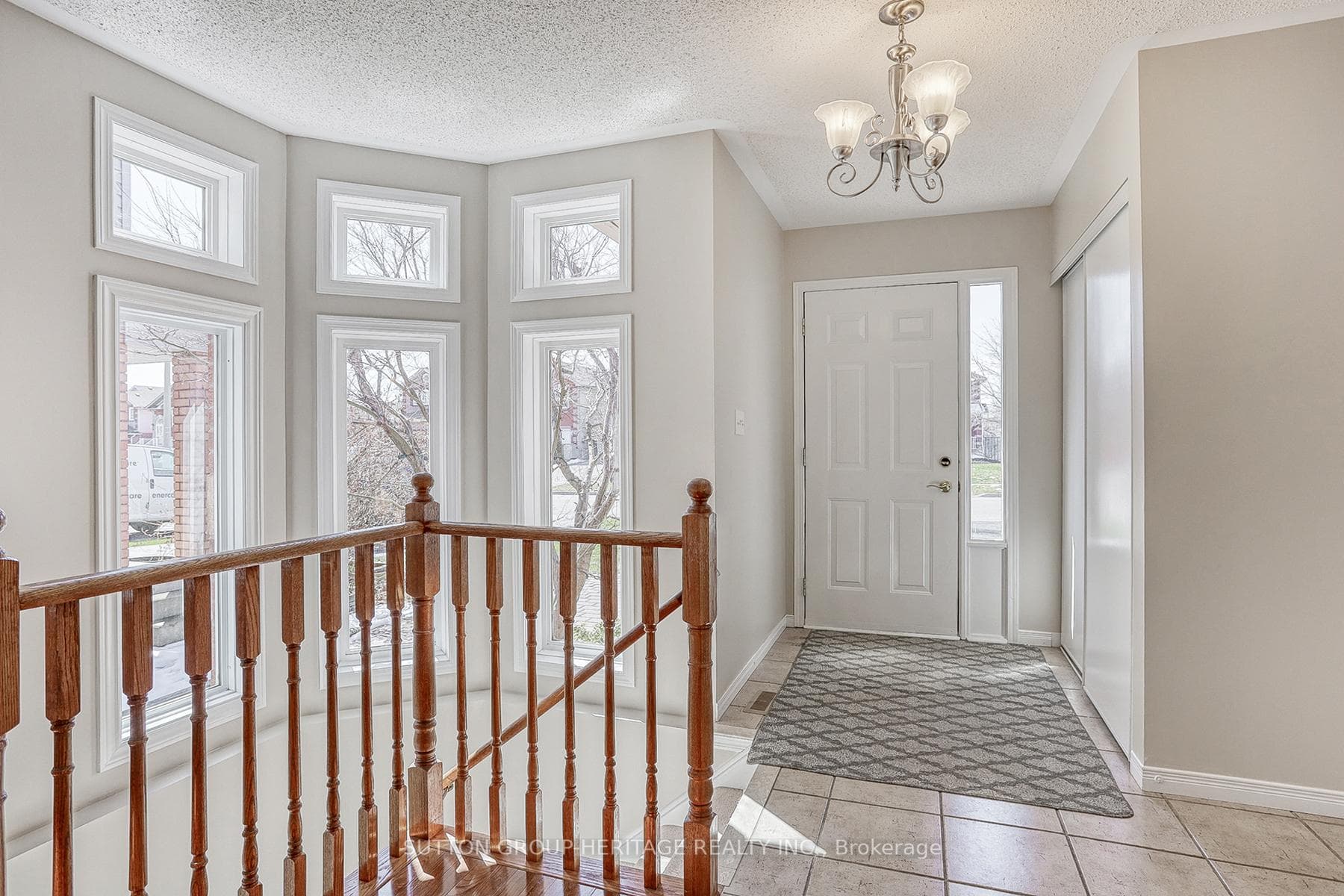 Bright and welcoming front entrance