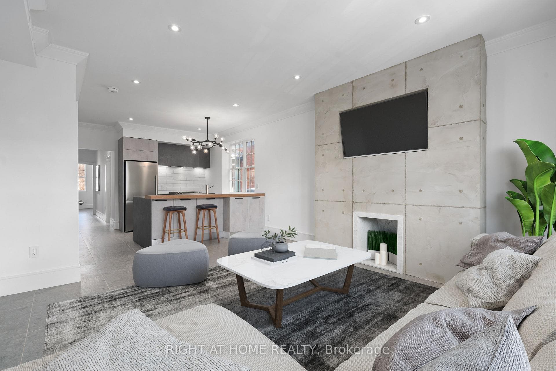 Living Room Staged