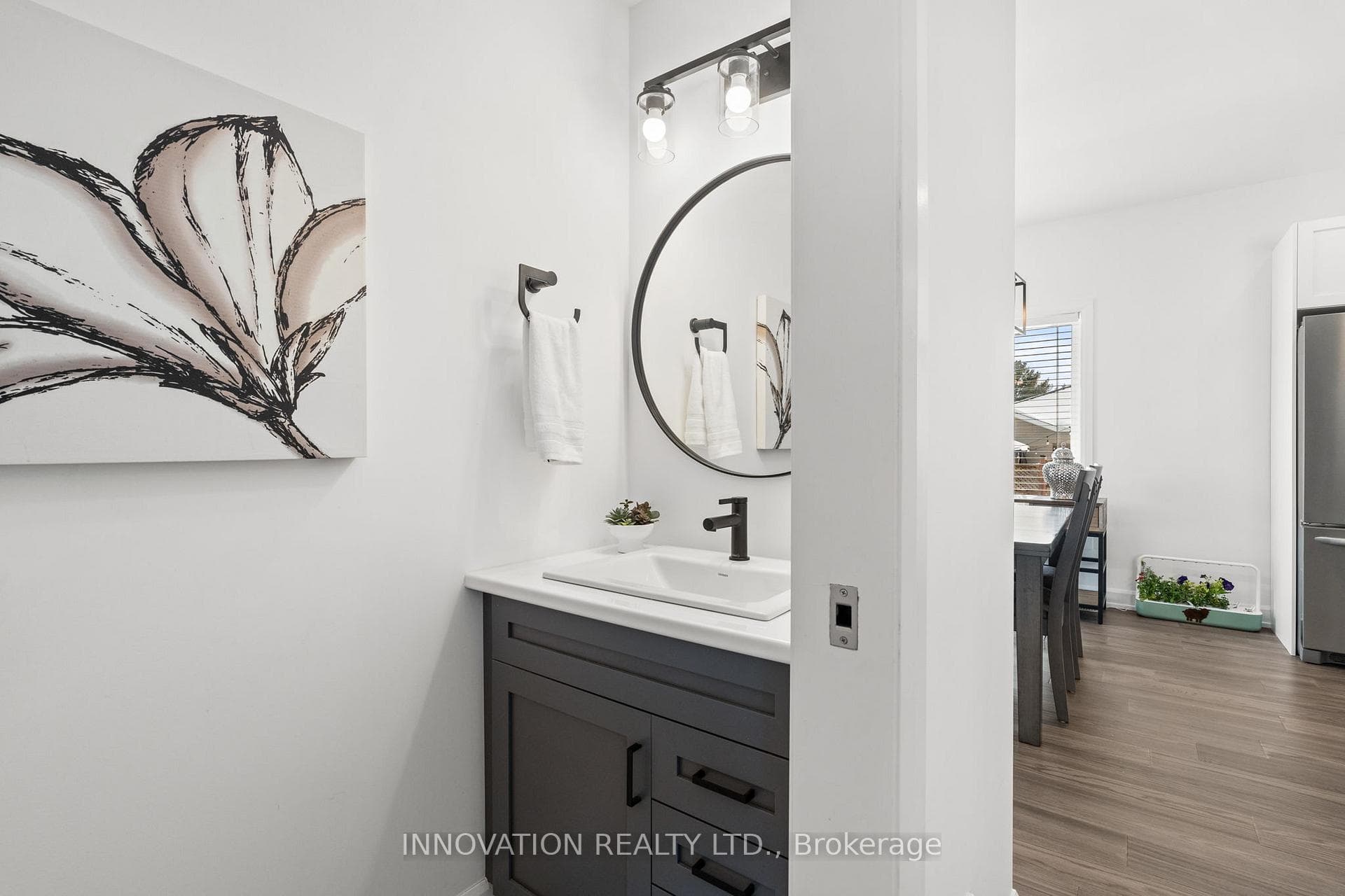 Powder room.
