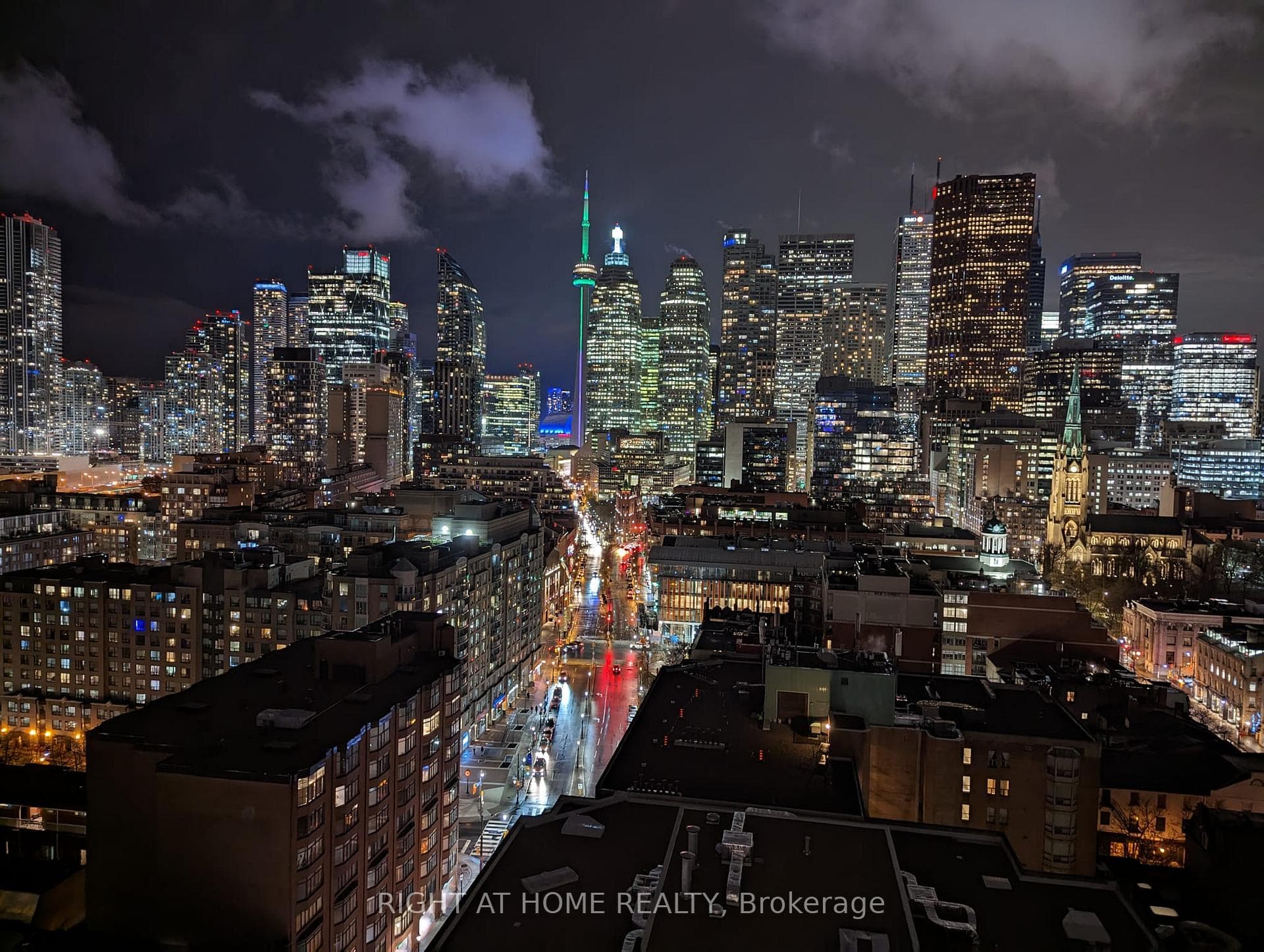 Night Time City View