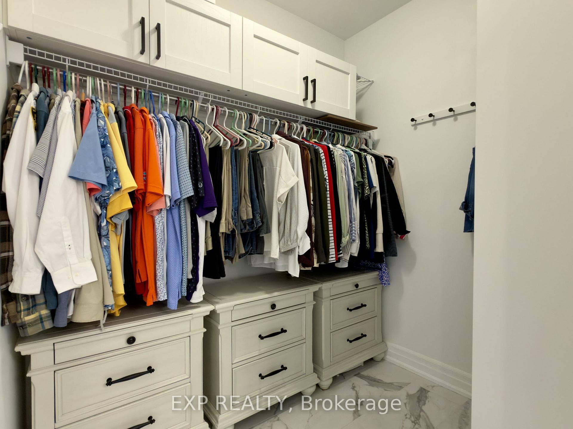 Custom walk-in with built-ins.